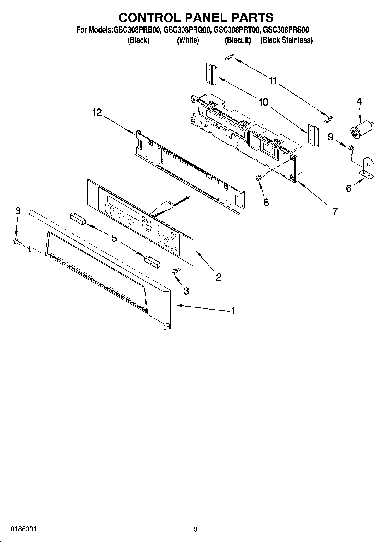 02 - CONTROL PANEL PARTS