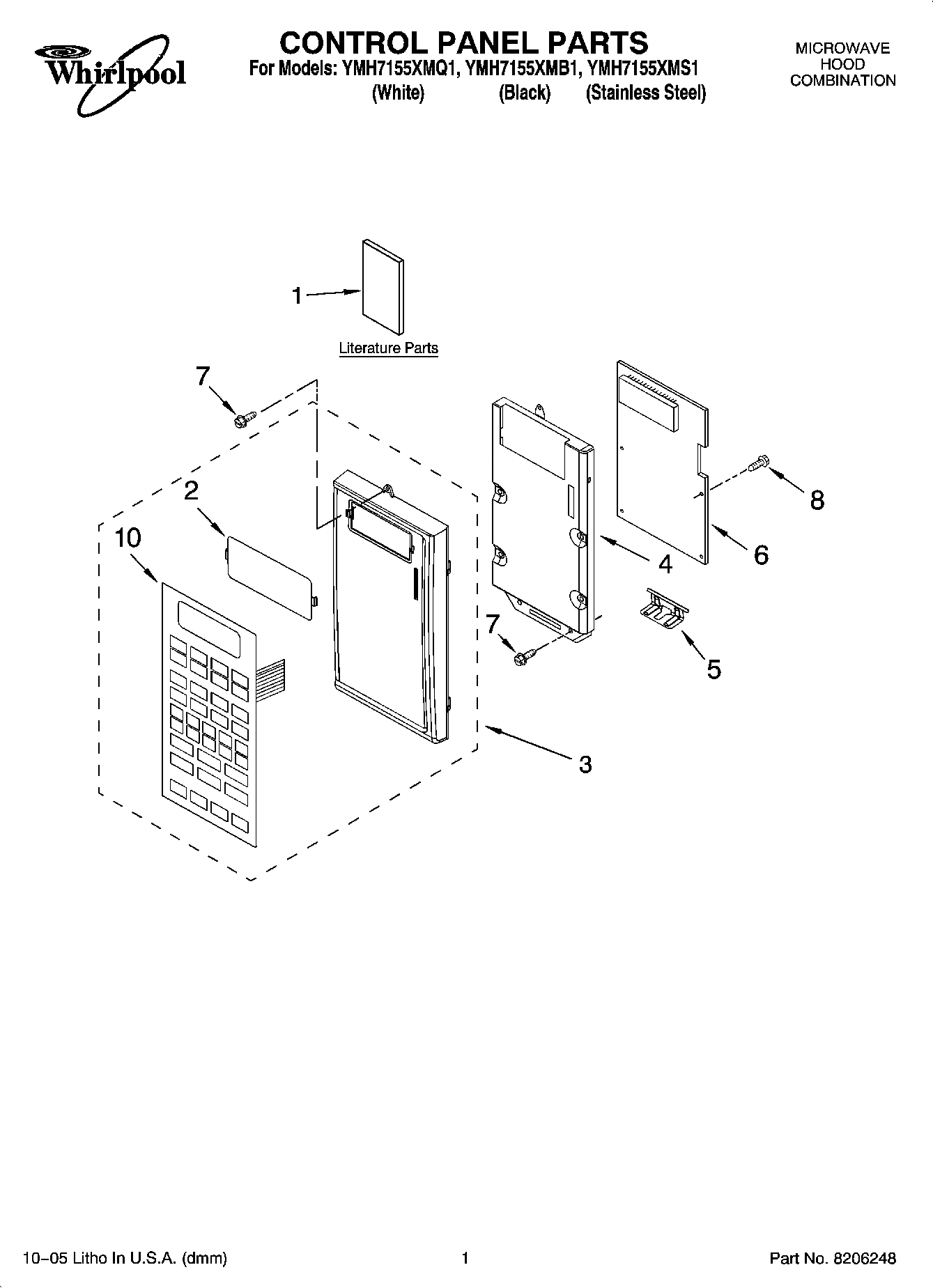 01 - CONTROL PANEL PARTS