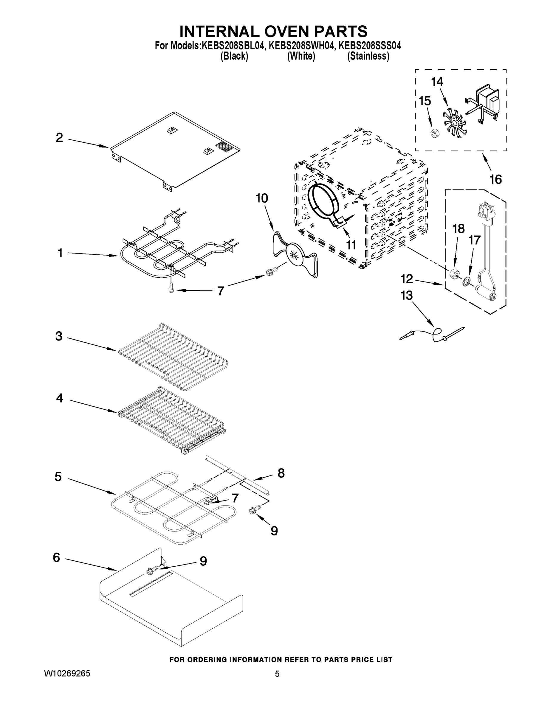 04 - INTERNAL OVEN PARTS