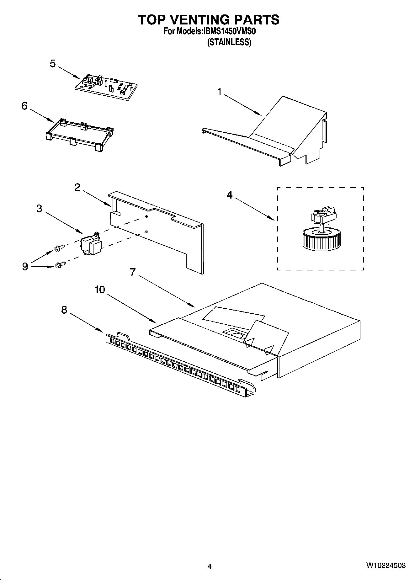 04 - TOP VENTING PARTS