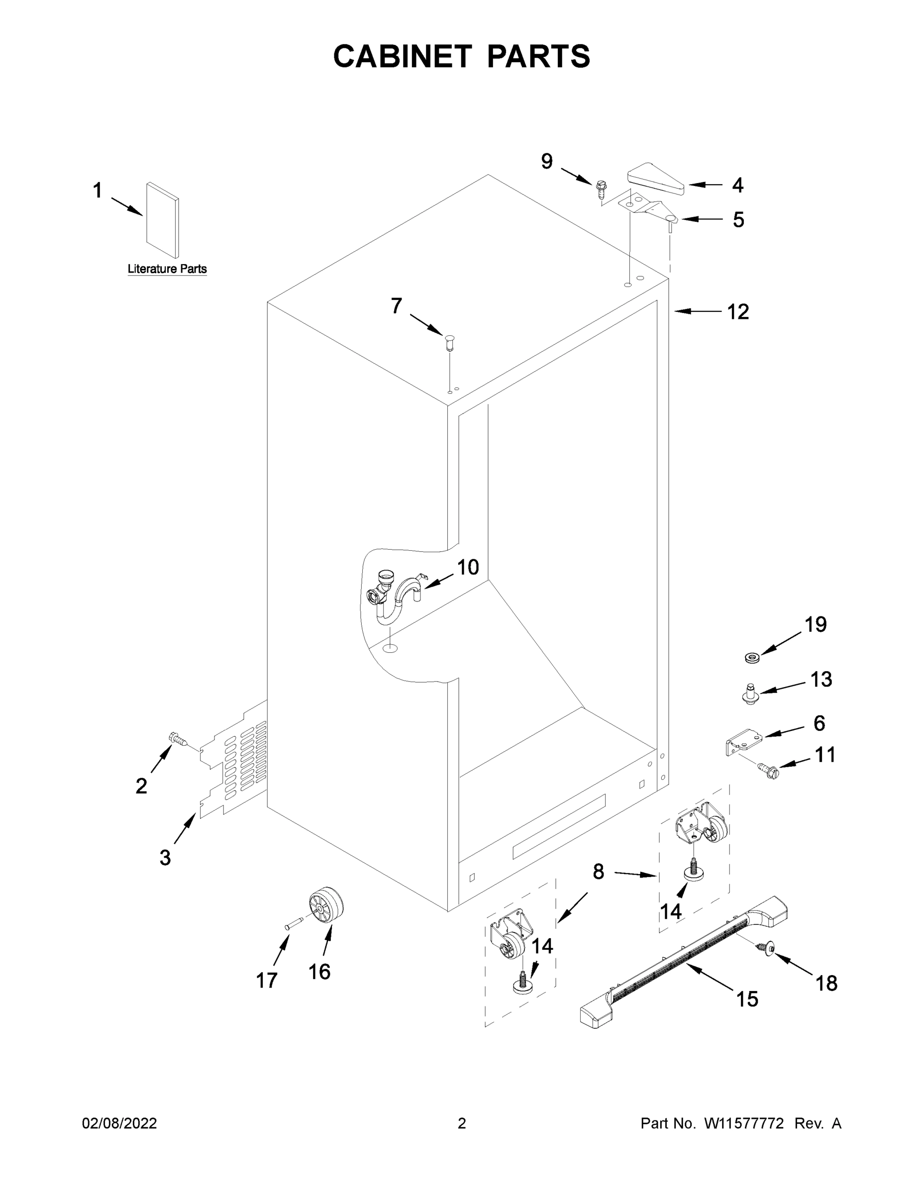 02 - CABINET PARTS