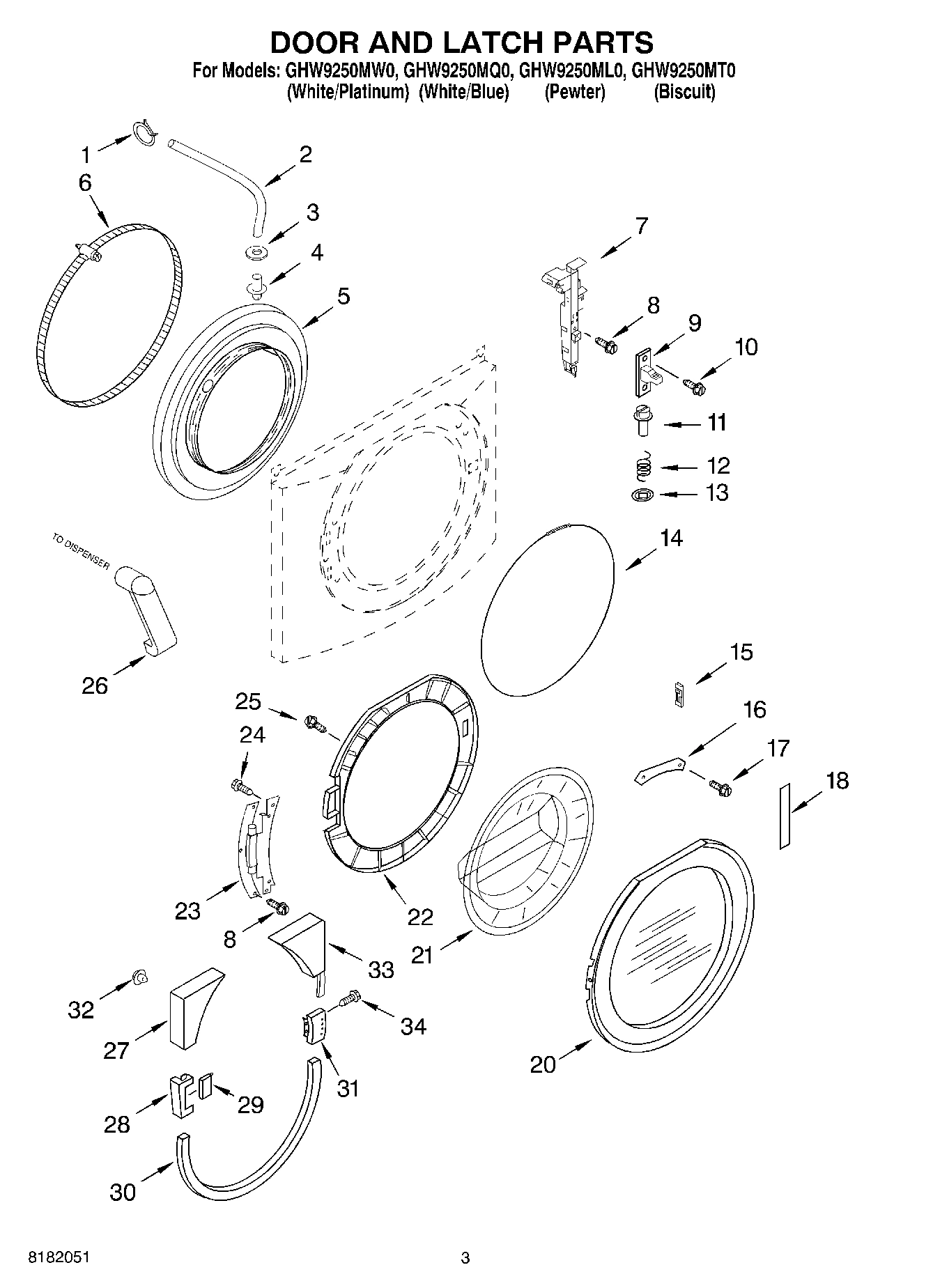 02 - DOOR AND LATCH PARTS