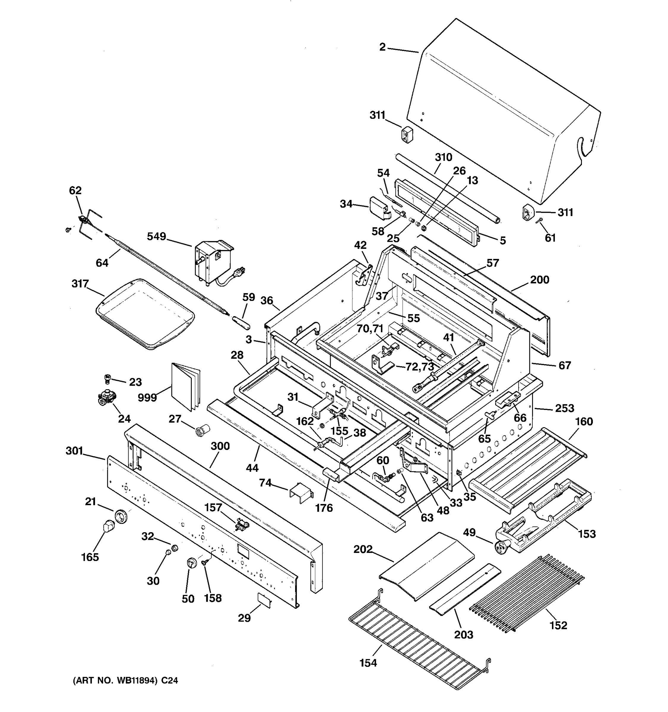 GAS GRILL PARTS