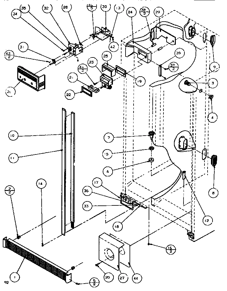 02 - CONTROLS & CABINET (REF/FRZ)
