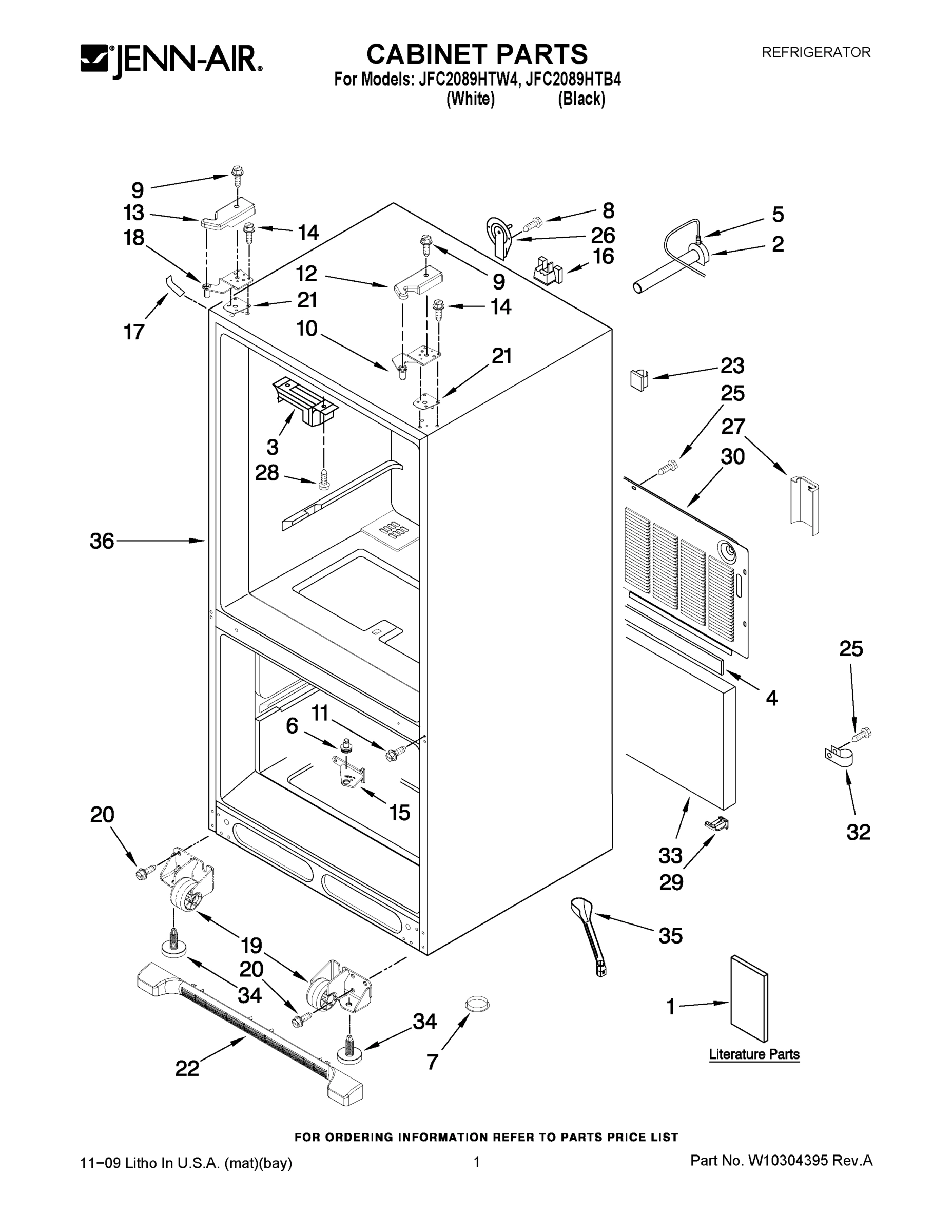 01 - CABINET PARTS