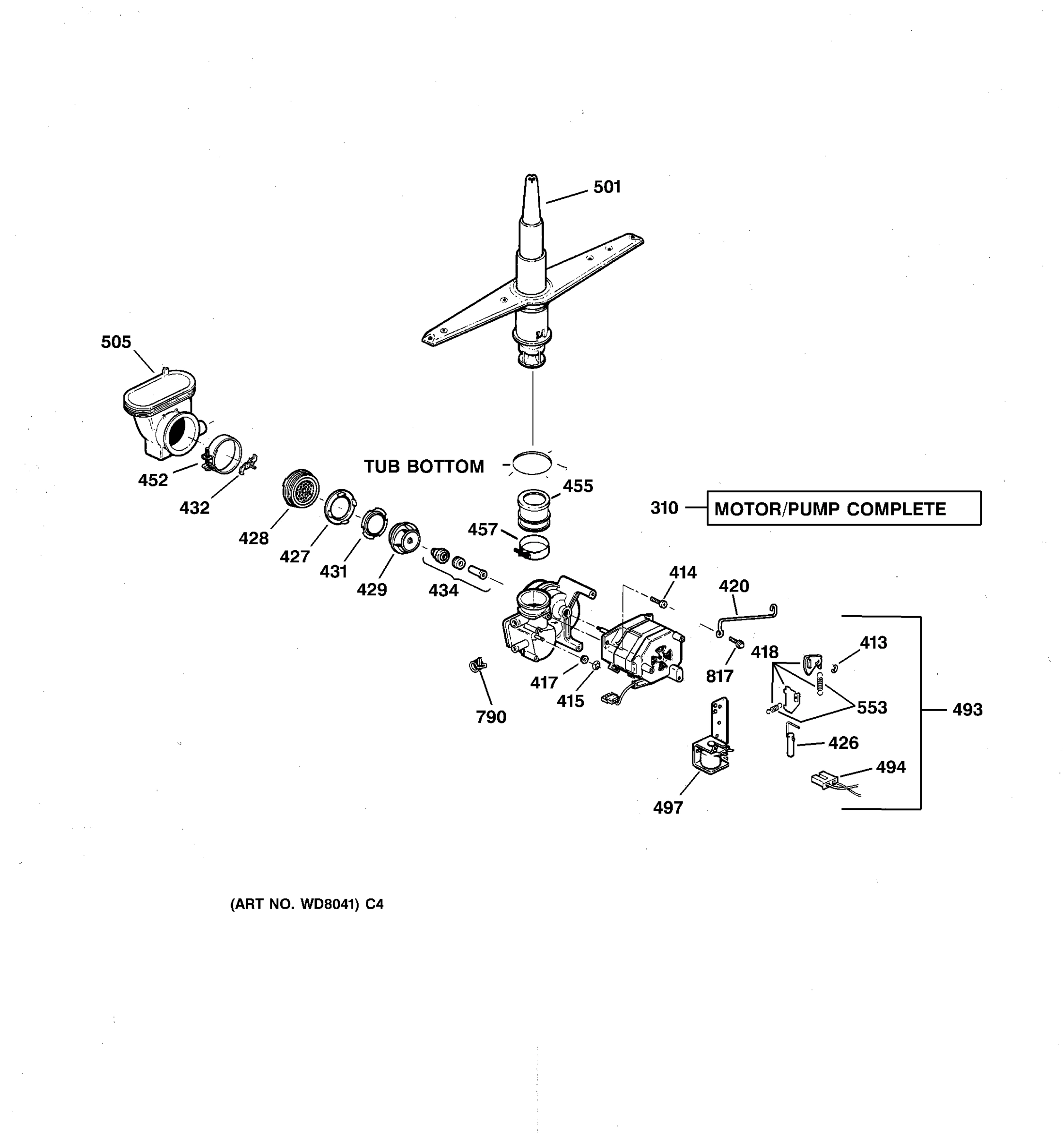 MOTOR-PUMP MECHANISM