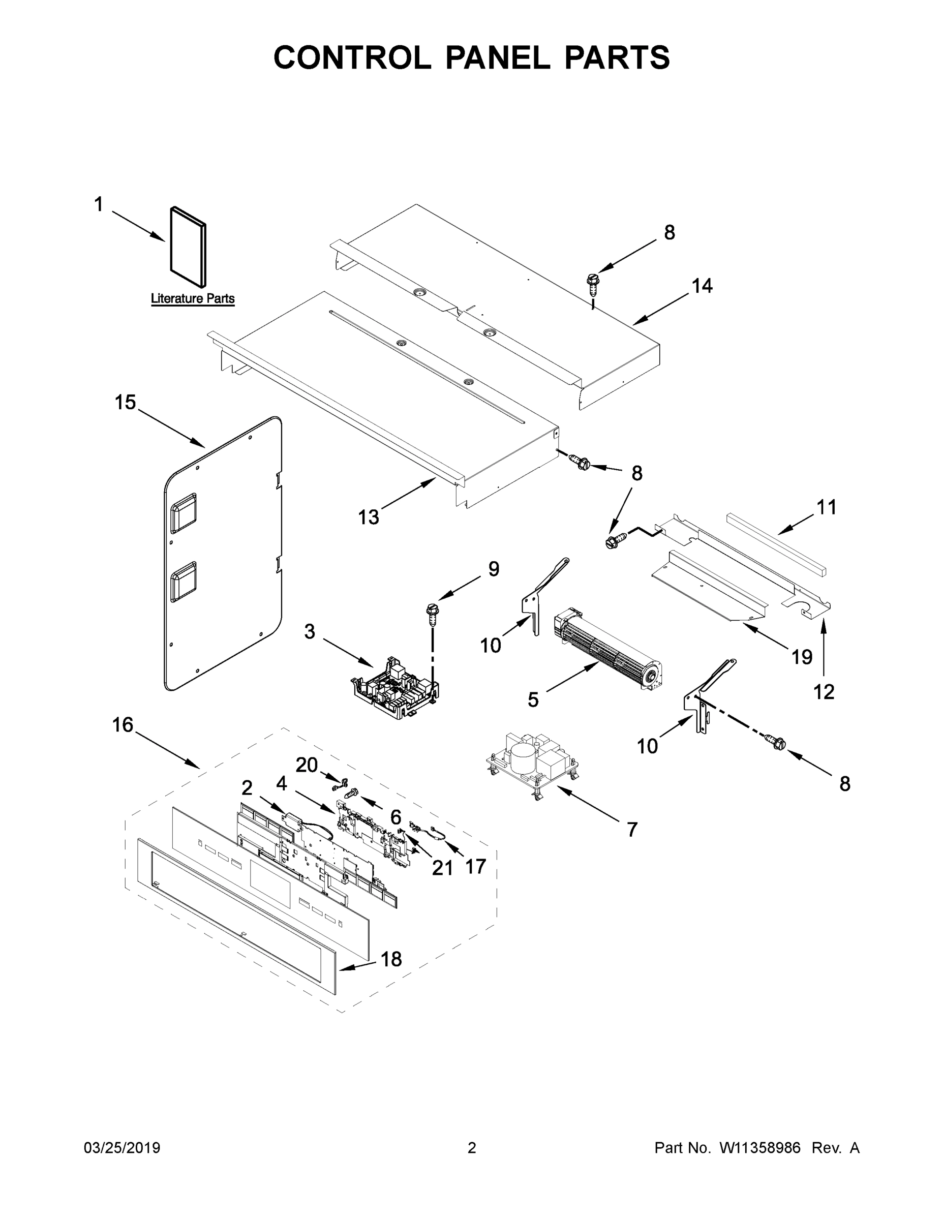 02 - CONTROL PANEL PARTS