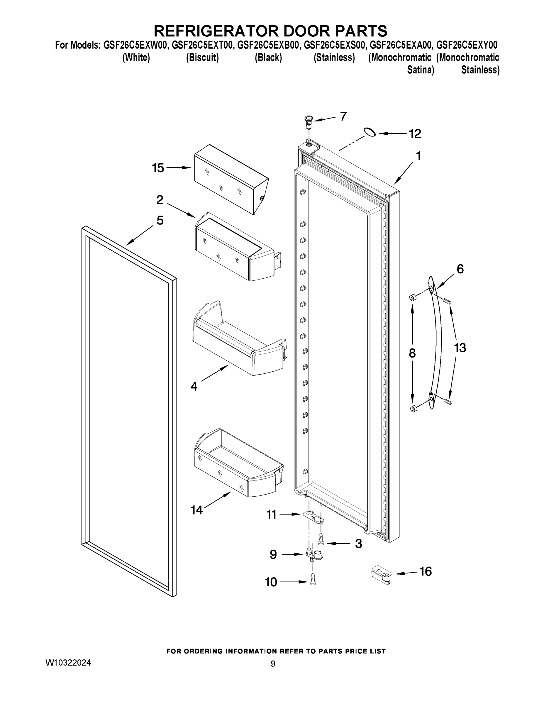 06 - REFRIGERATOR DOOR PARTS