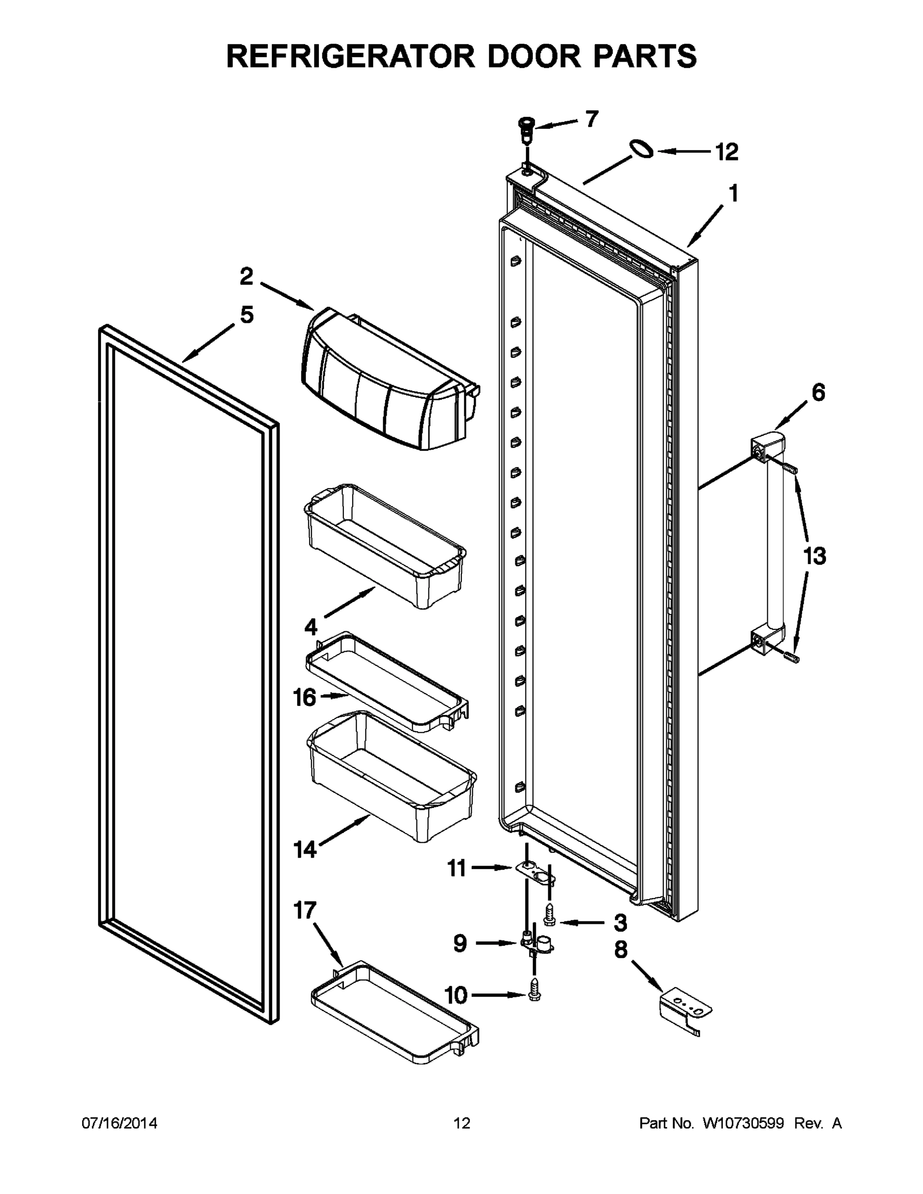 07 - REFRIGERATOR DOOR PARTS