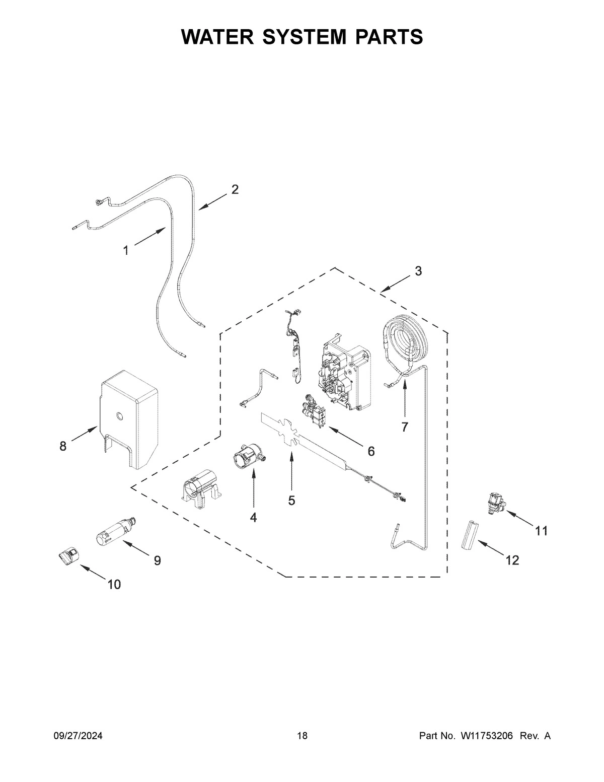 10 - WATER SYSTEM PARTS