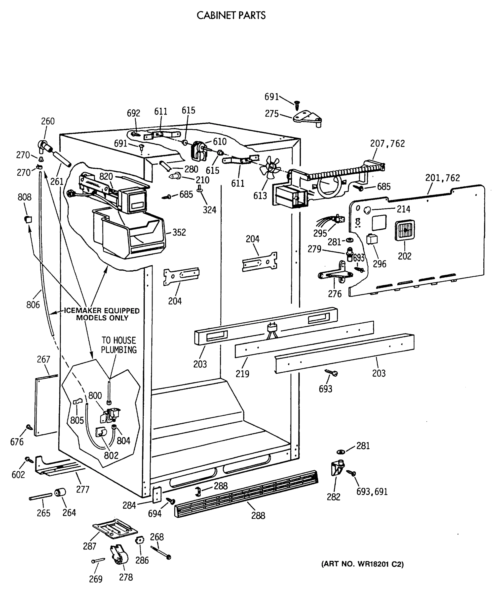 CABINET PARTS