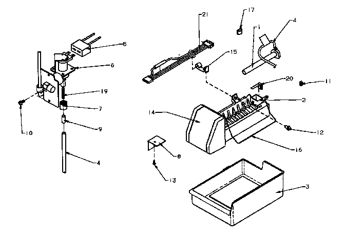 01 - ADD-ON ICE MAKER ASSY FOR R MODELS