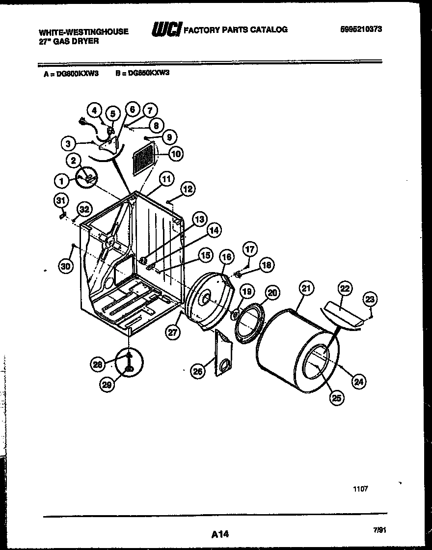02 - CABINET AND COMPONENT PARTS