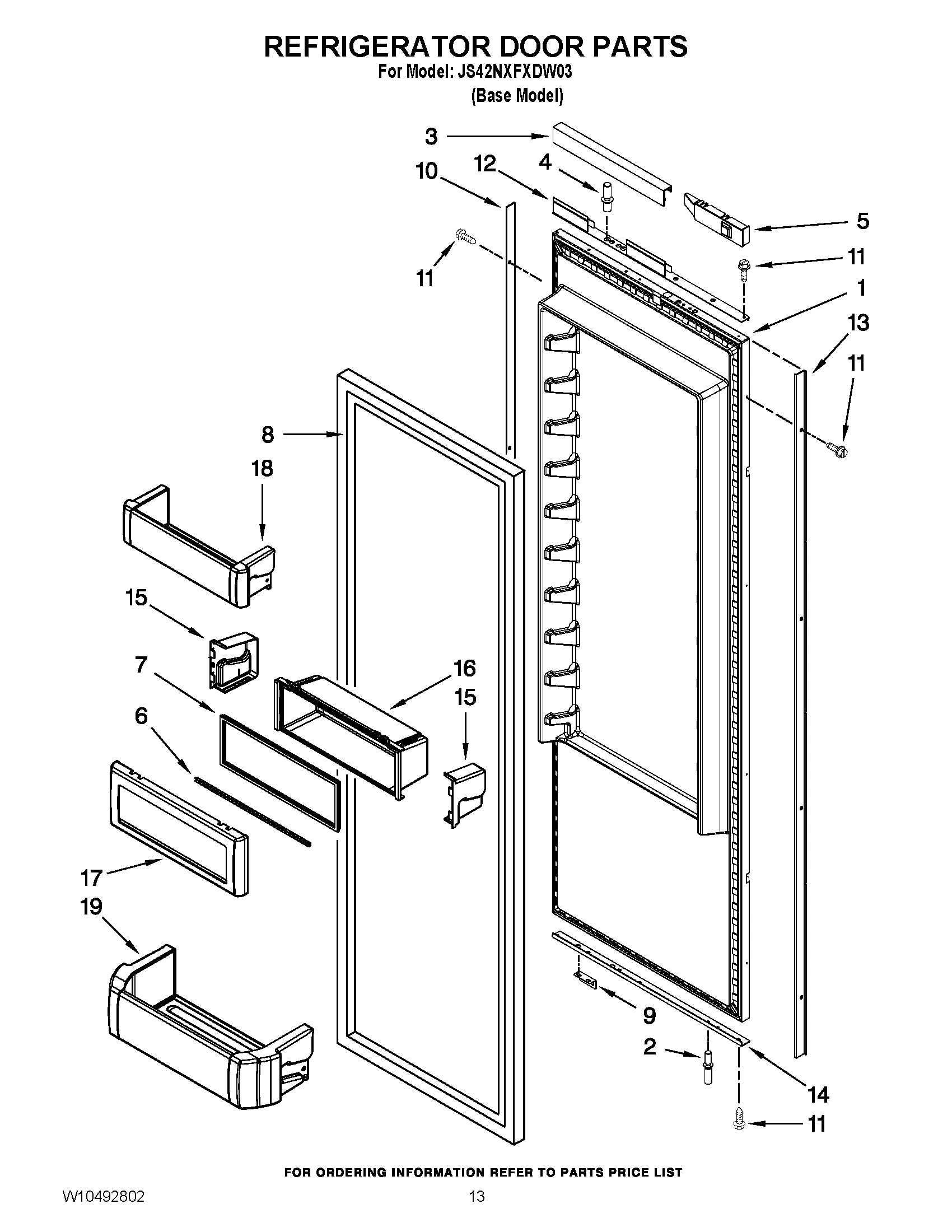 09 - REFRIGERATOR DOOR PARTS
