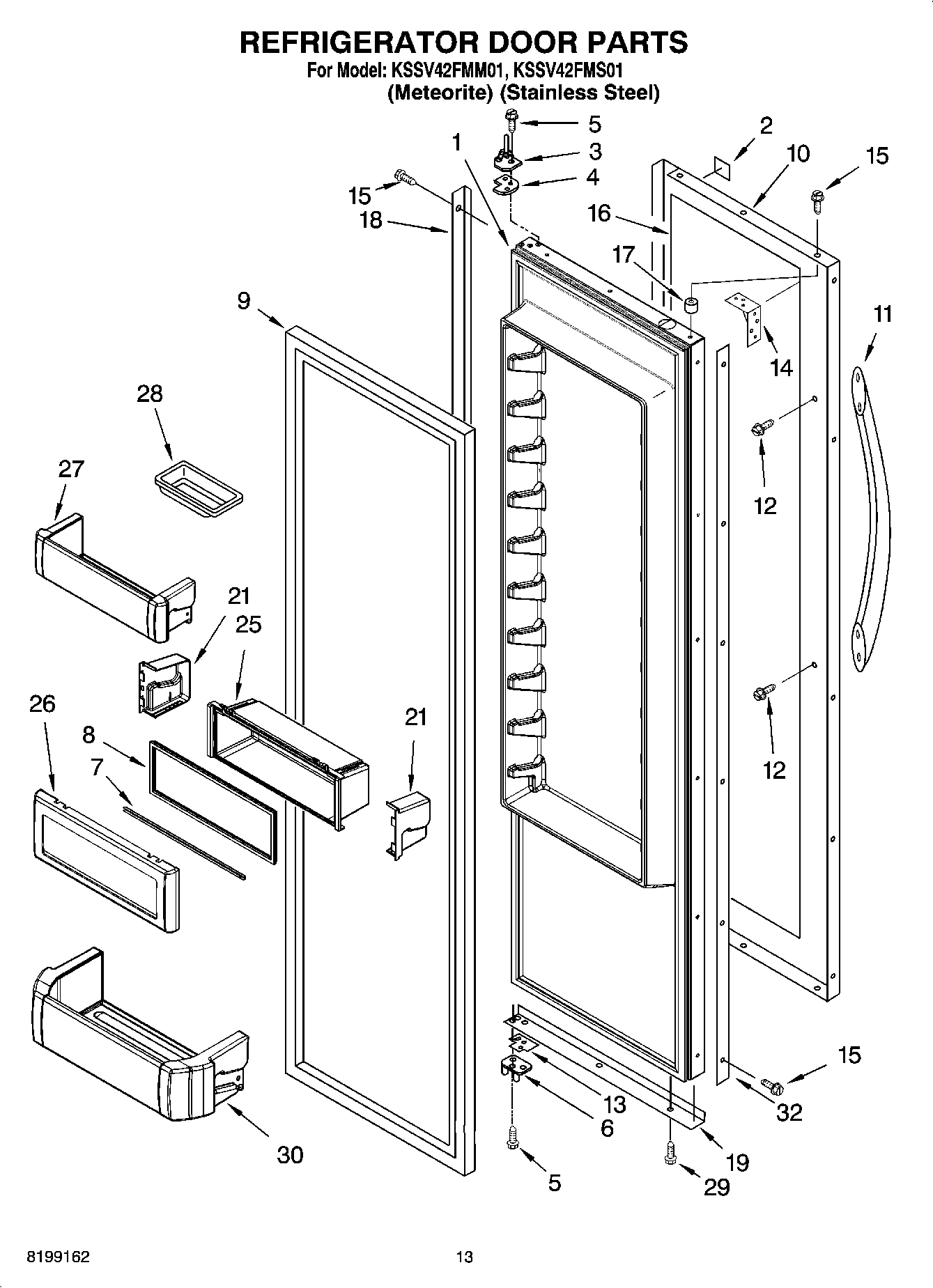 09 - REFRIGERATOR DOOR PARTS