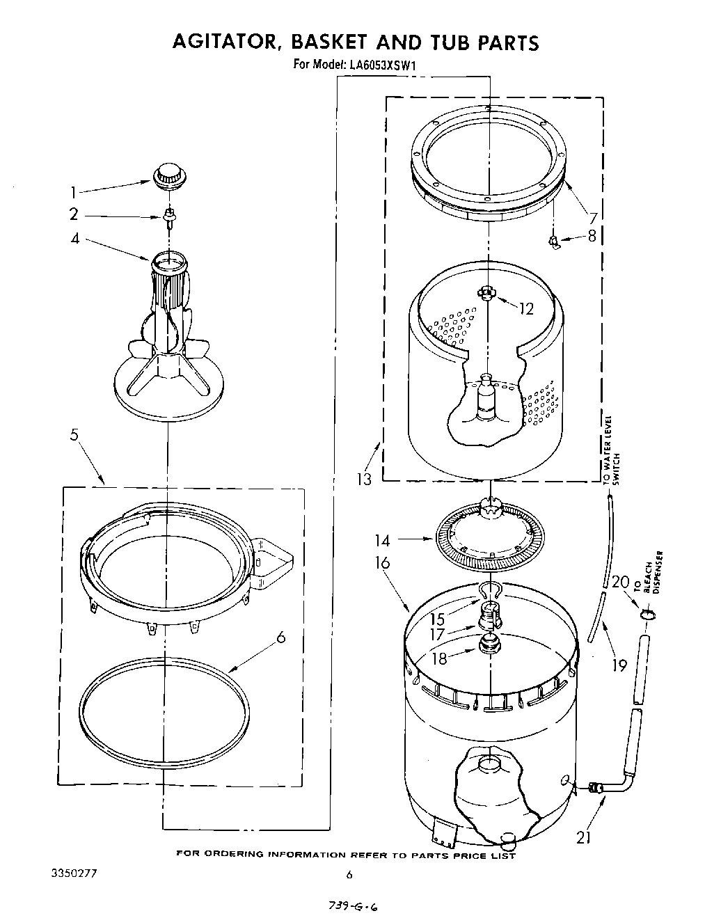 05 - AGITATOR, BASKET AND TUB