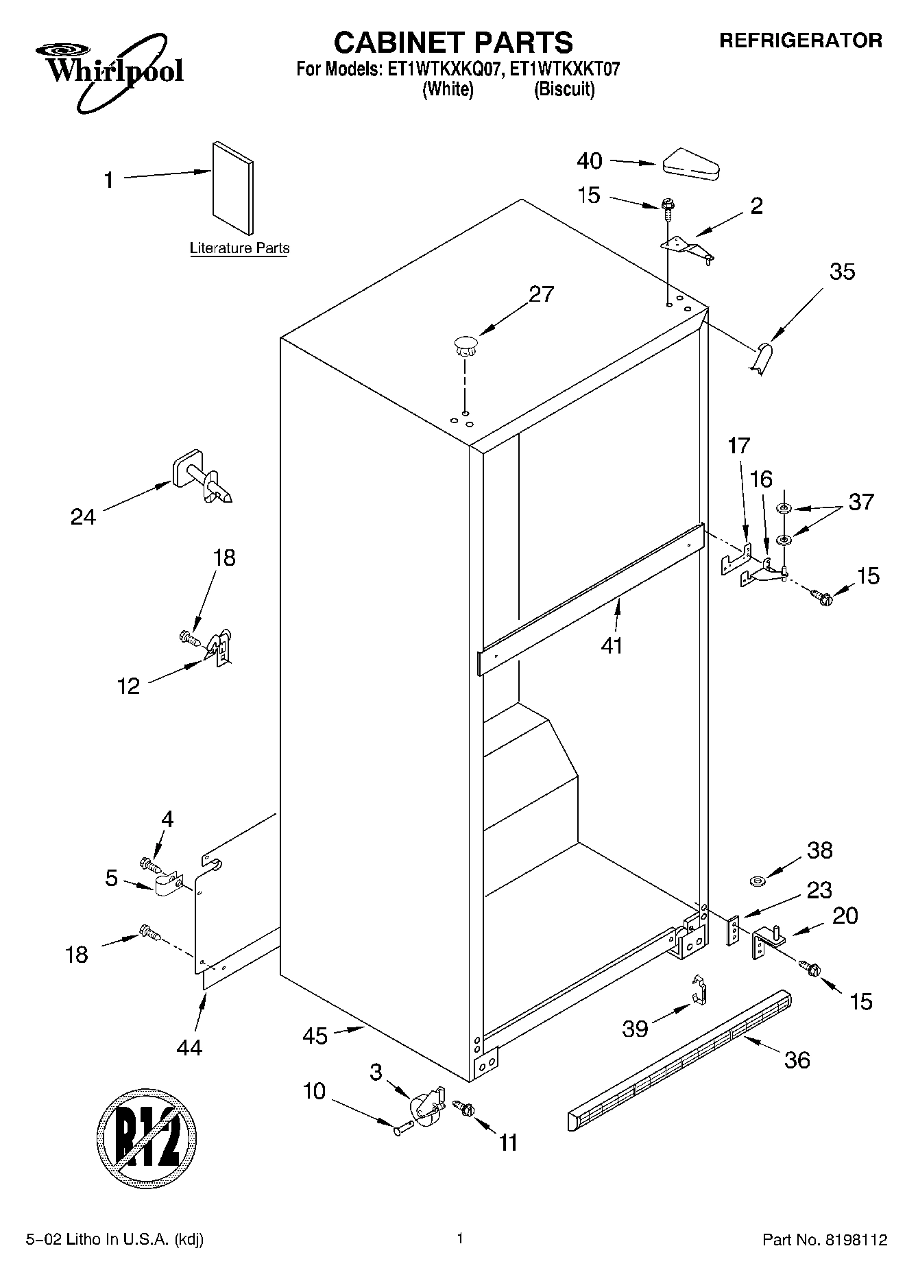 01 - CABINET, LITERATURE