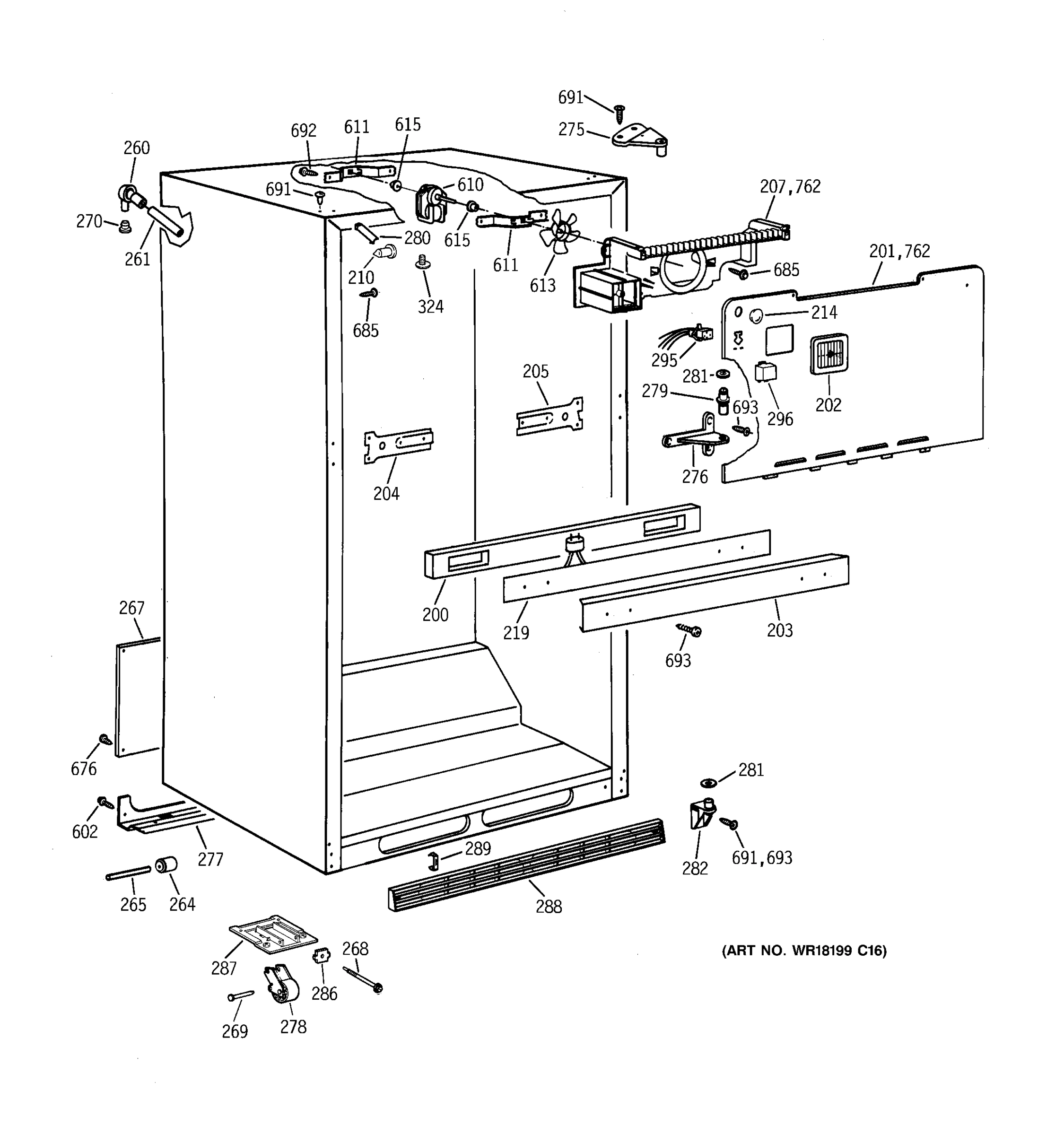 CABINET PARTS