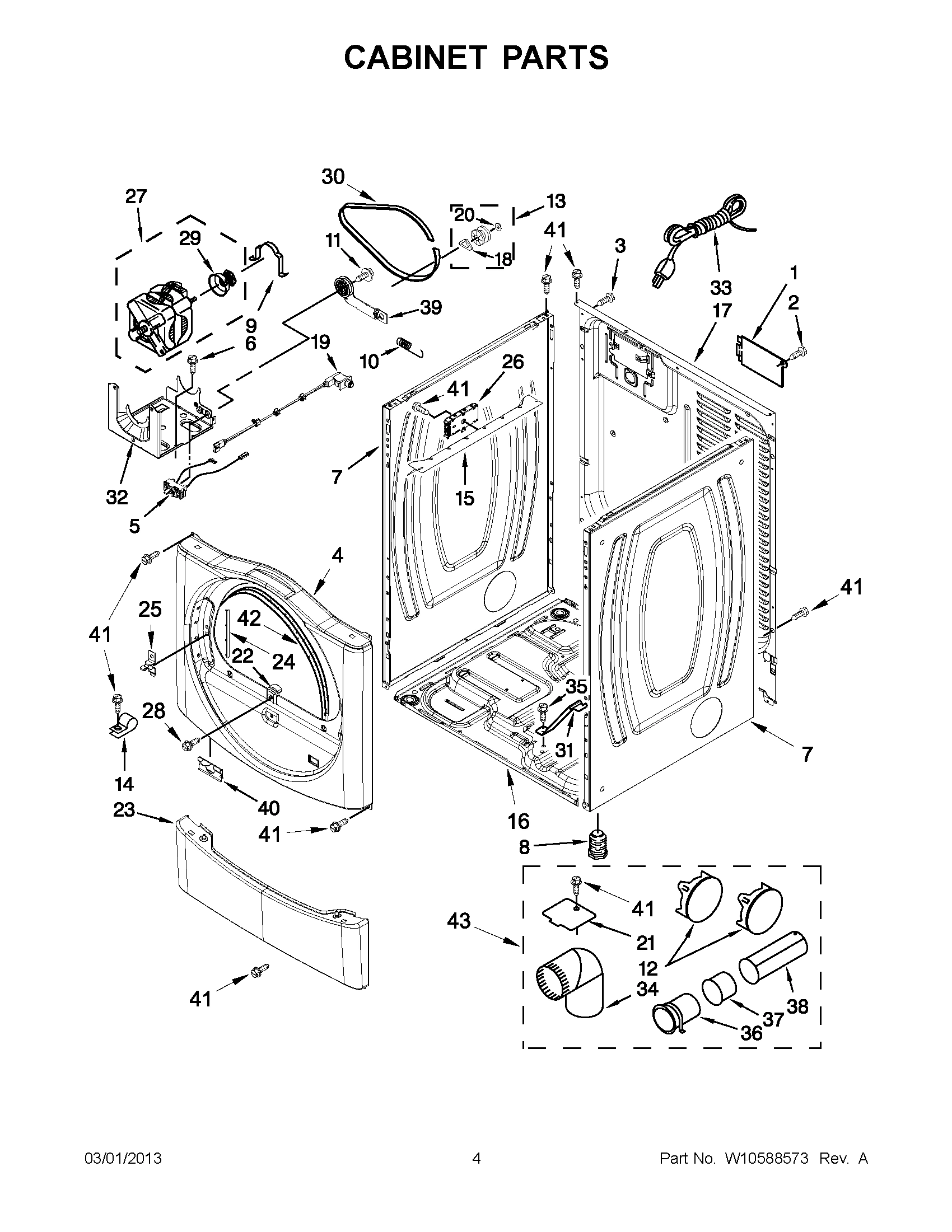 02 - CABINET PARTS