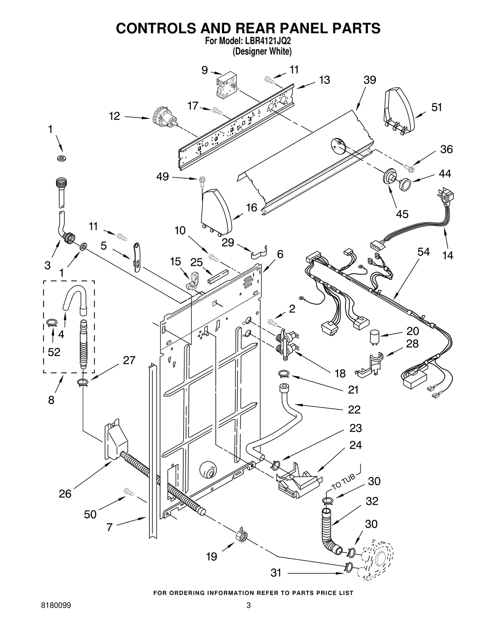 CONTROLS AND REAR PANEL PARTS