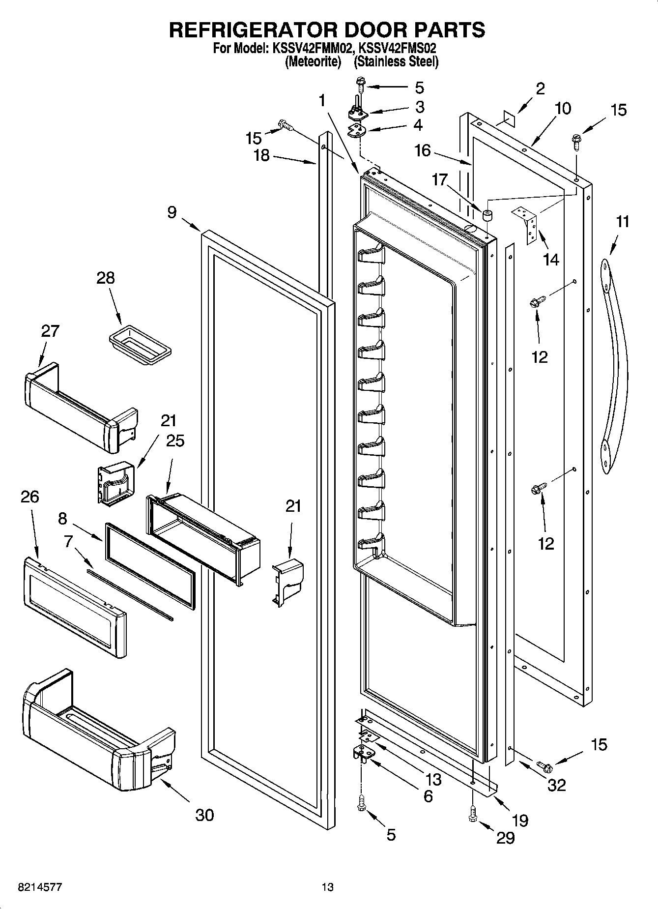 09 - REFRIGERATOR DOOR PARTS
