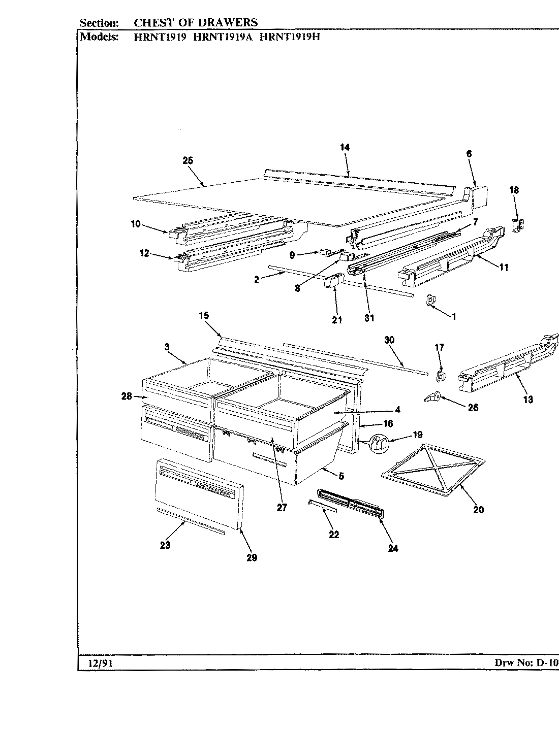 01 - CHEST OF DRAWERS