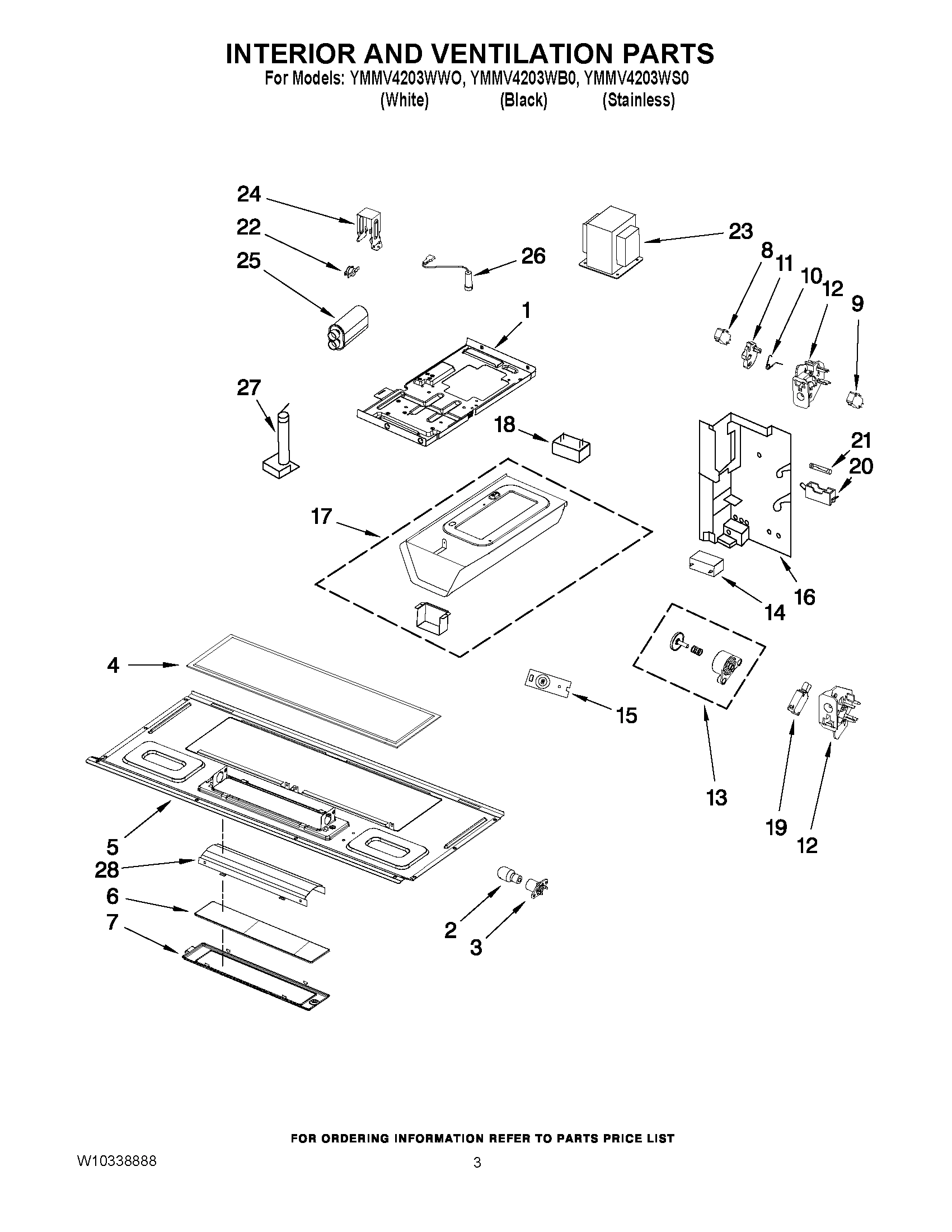 03 - INTERIOR AND VENTILATION PARTS