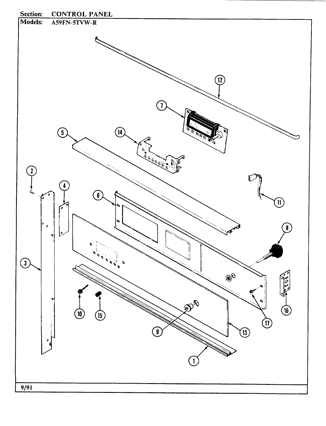 02 - CONTROL PANEL (A59FN-5TVW-R)