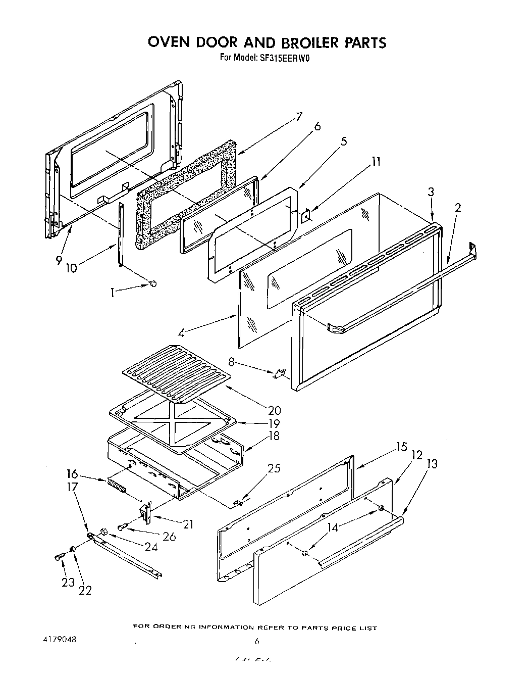 05 - OVEN DOOR AND BROILER
