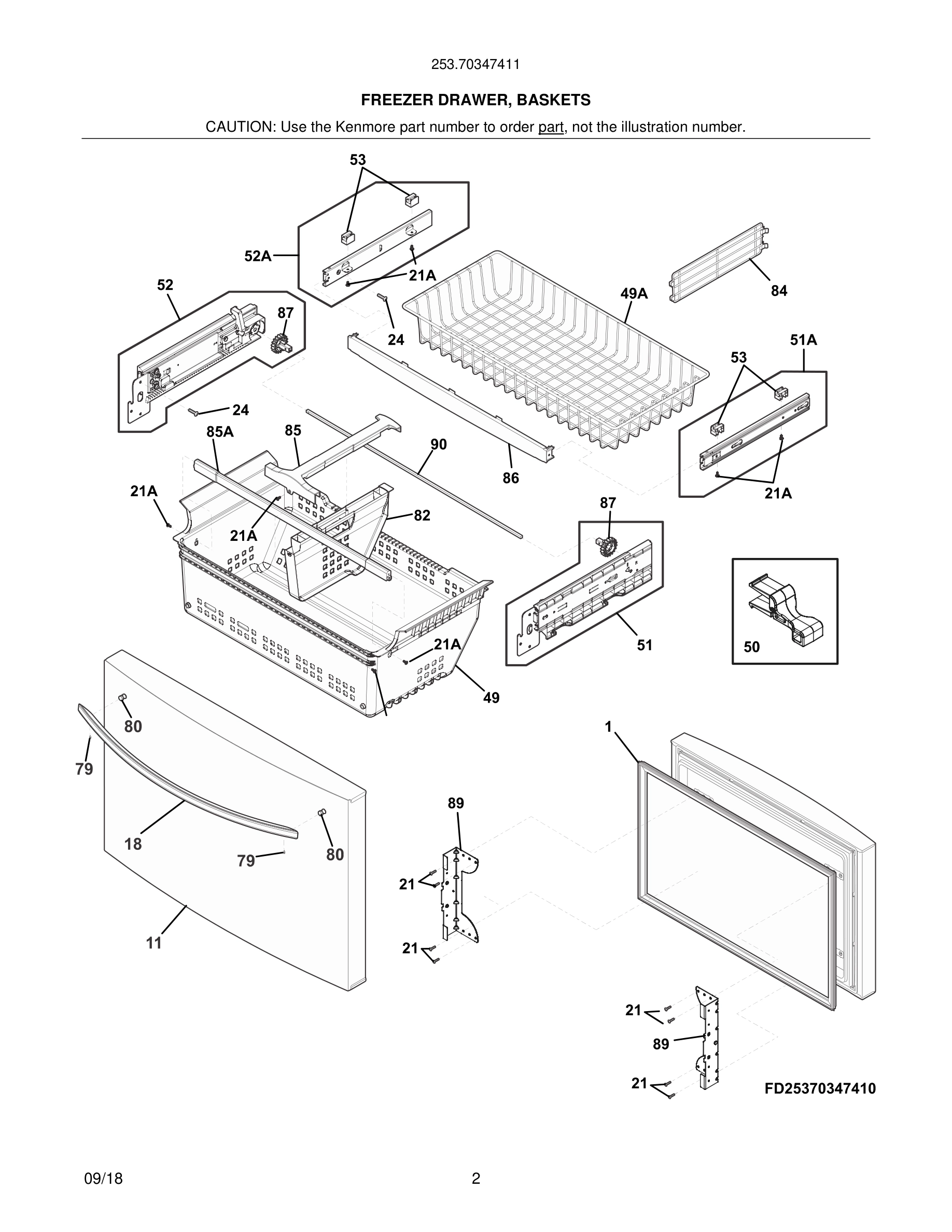 03 - FREEZER DRAWER, BASKETS