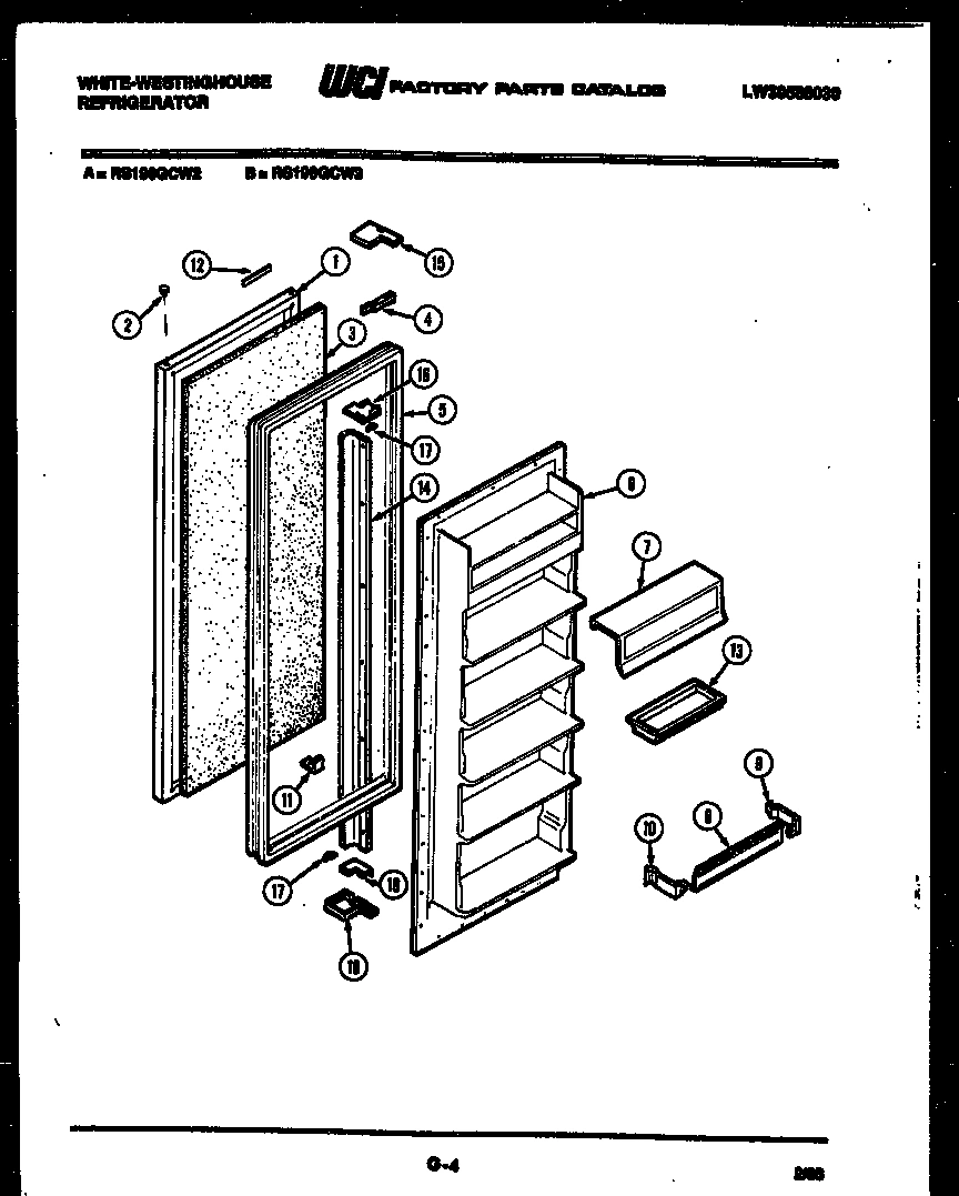 03 - REFRIGERATOR DOOR PARTS