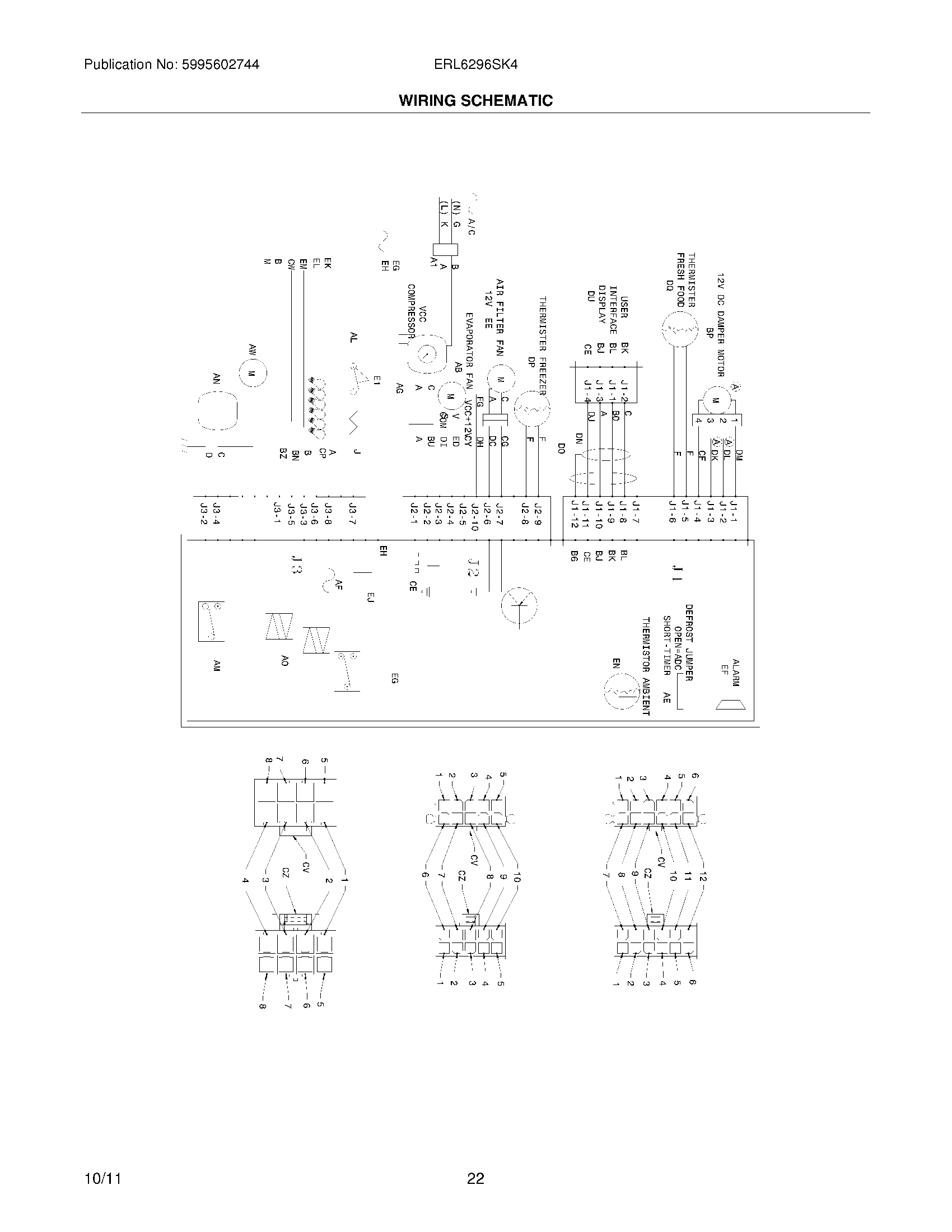 22 - WIRING SCHEMATIC