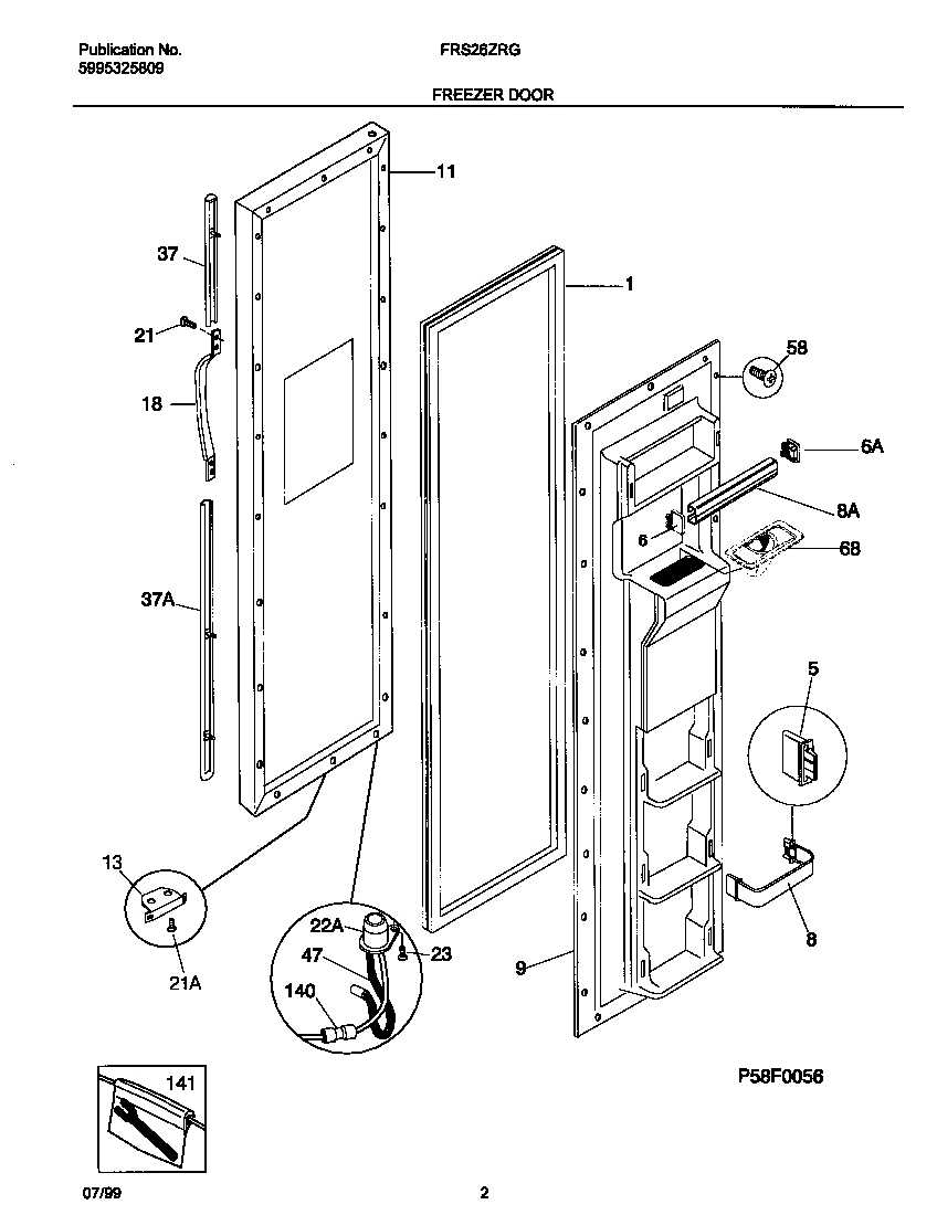 02 - FREEZER DOOR