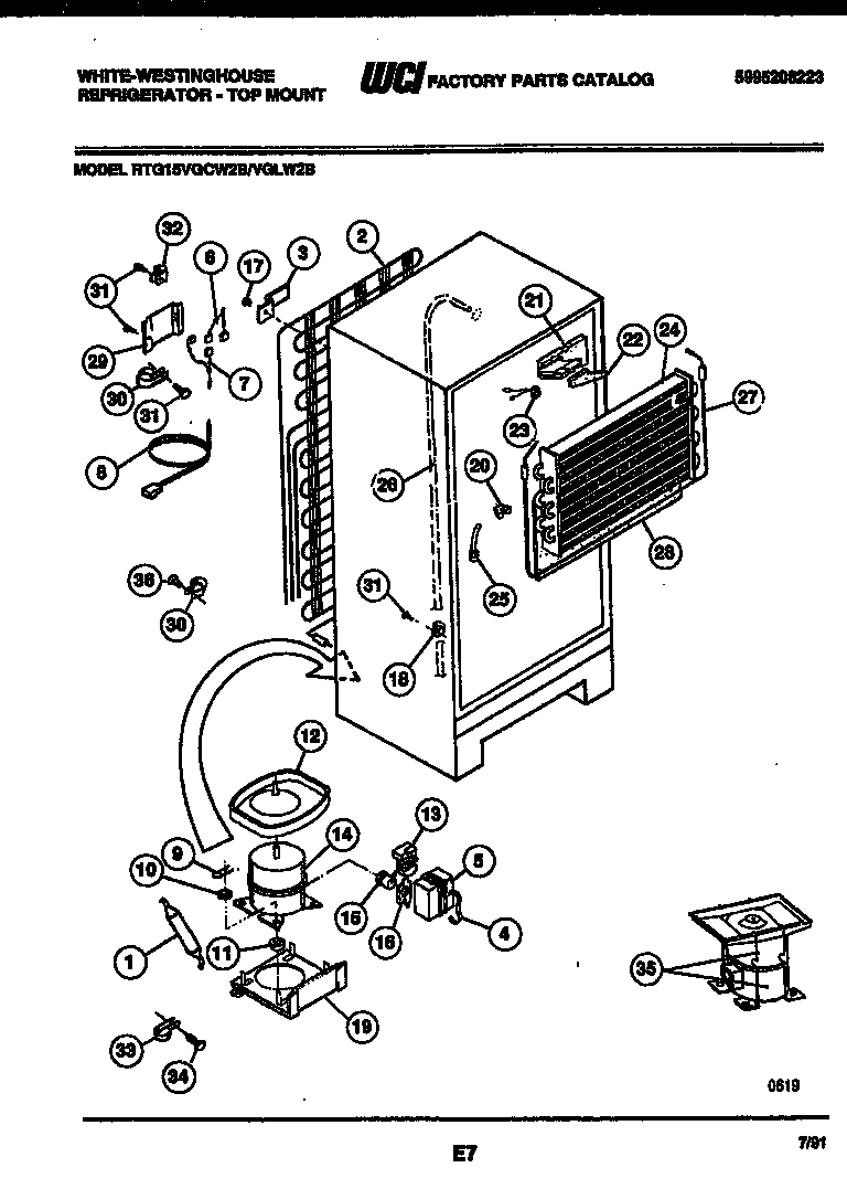 05 - SYSTEM AND AUTOMATIC DEFROST PARTS