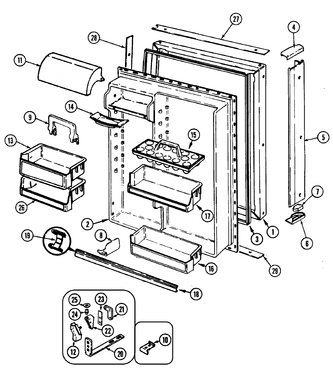 04 - FRESH FOOD DOOR (B/M DJ57A)