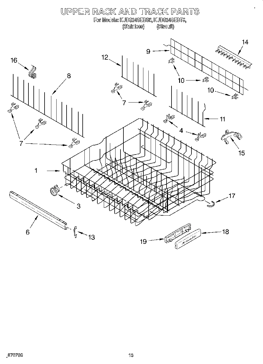 10 - UPPER RACK AND TRACK