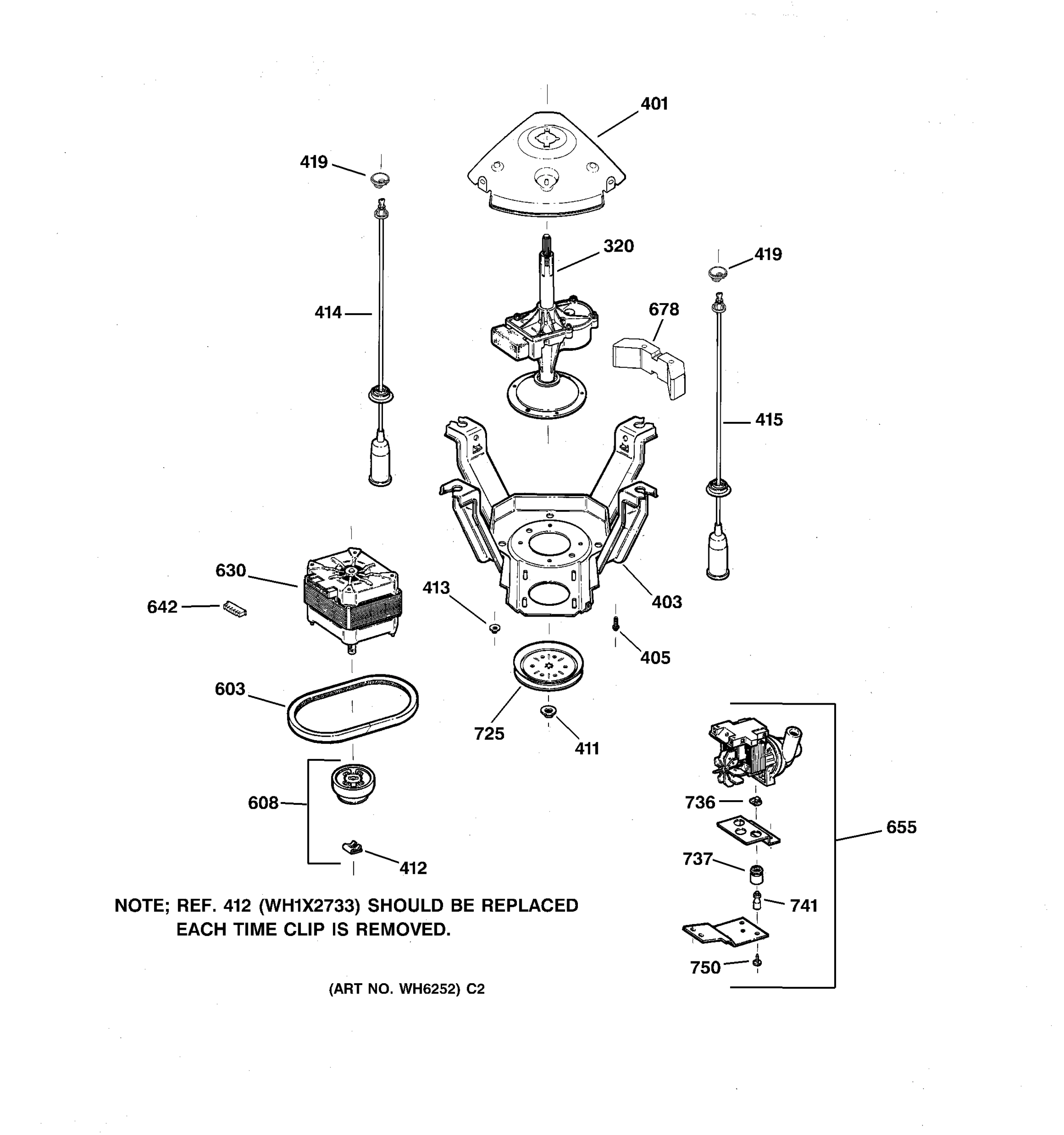 SUSPENSION, PUMP & DRIVE COMPONENTS