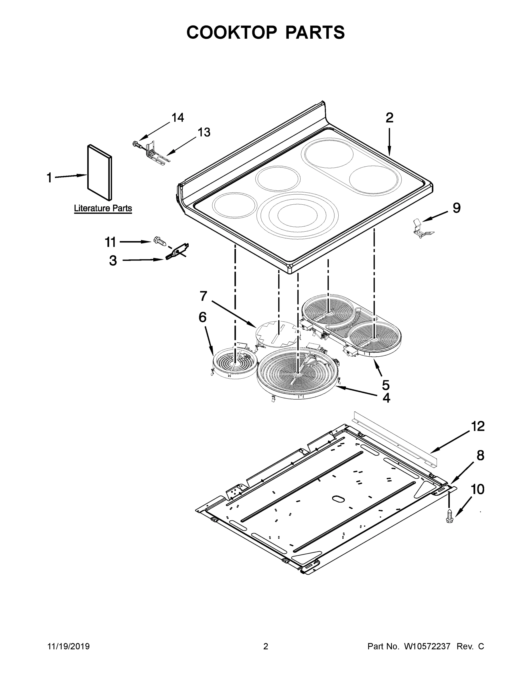 02 - COOKTOP PARTS