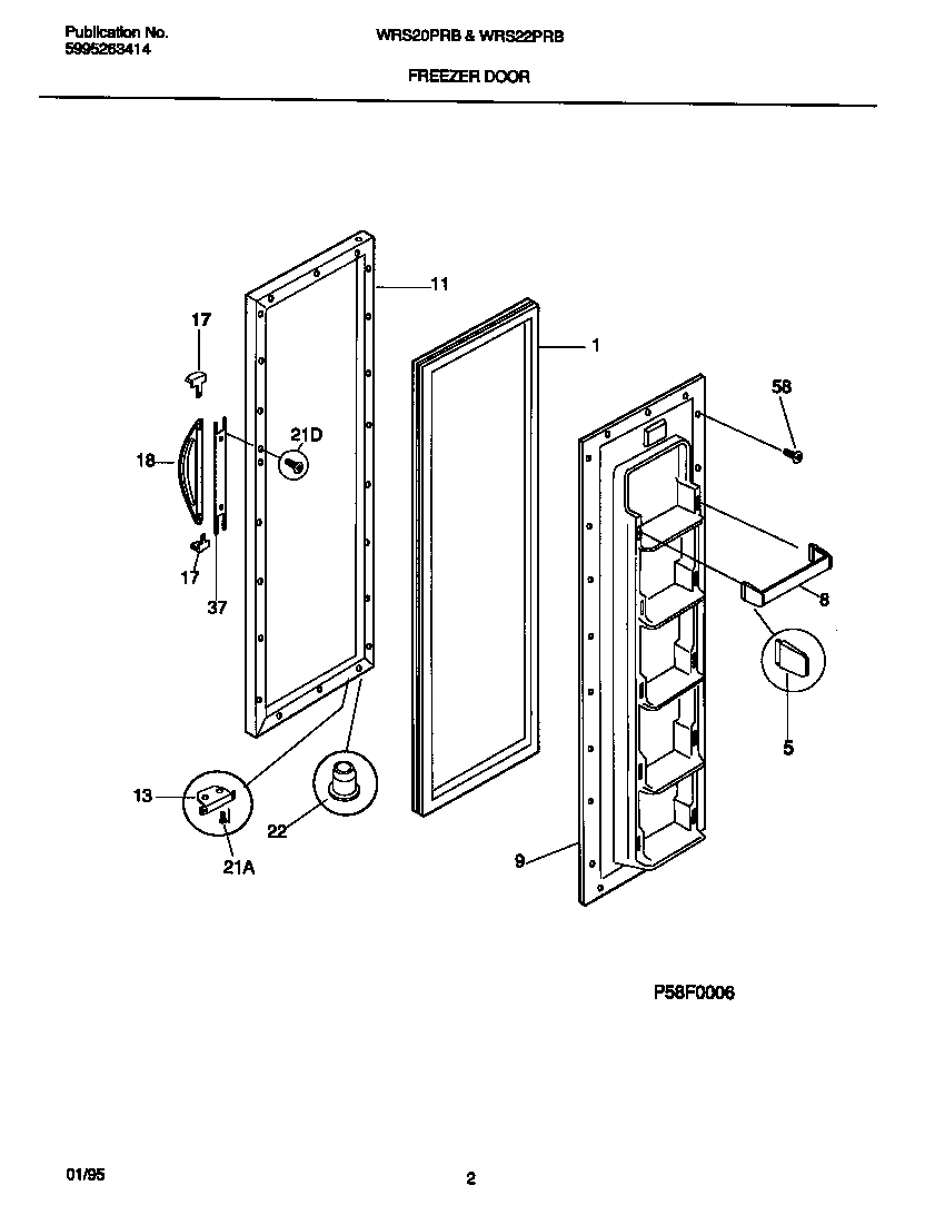 02 - FREEZER DOOR