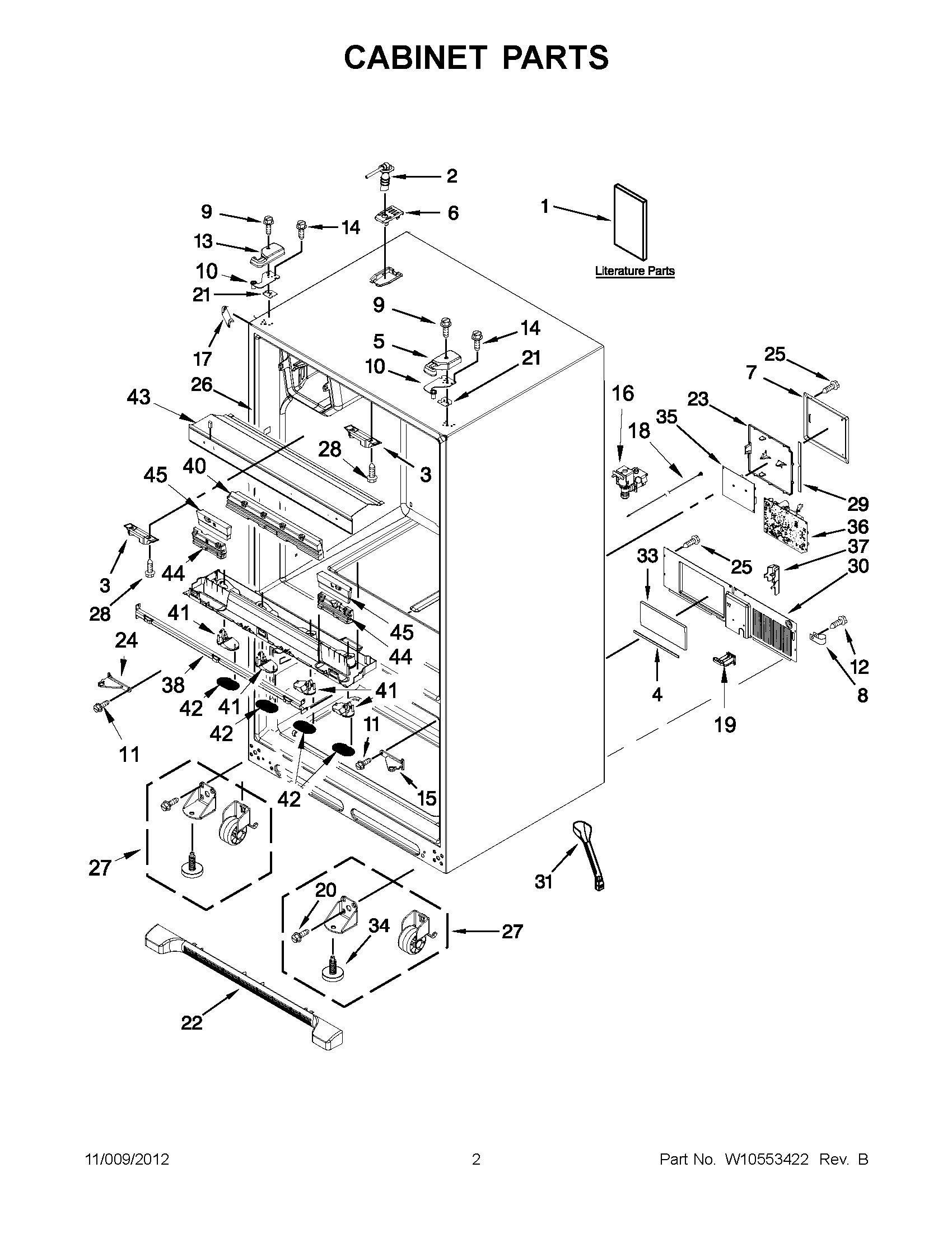 01 - CABINET PARTS