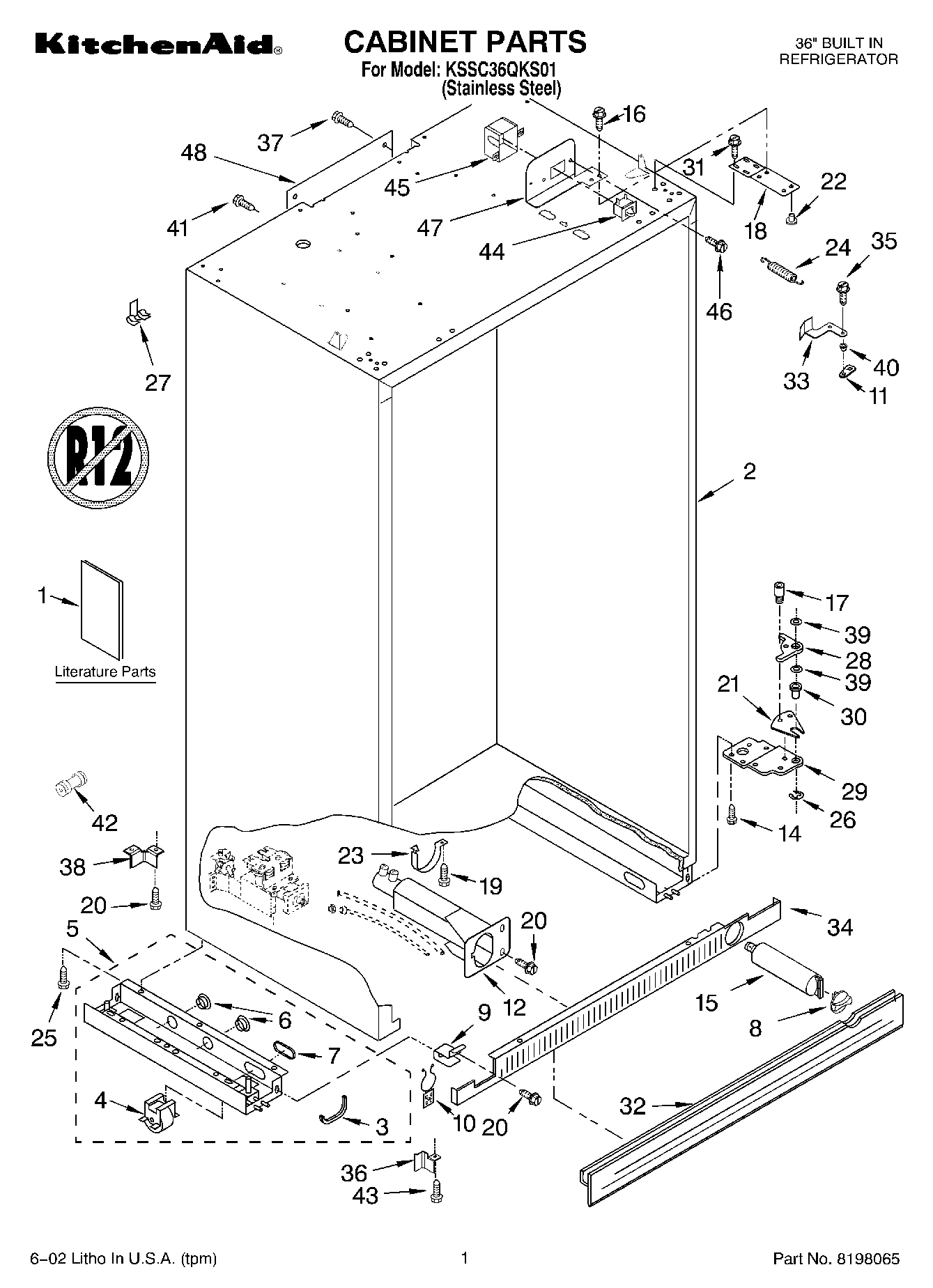 01 - CABINET, LITERATURE