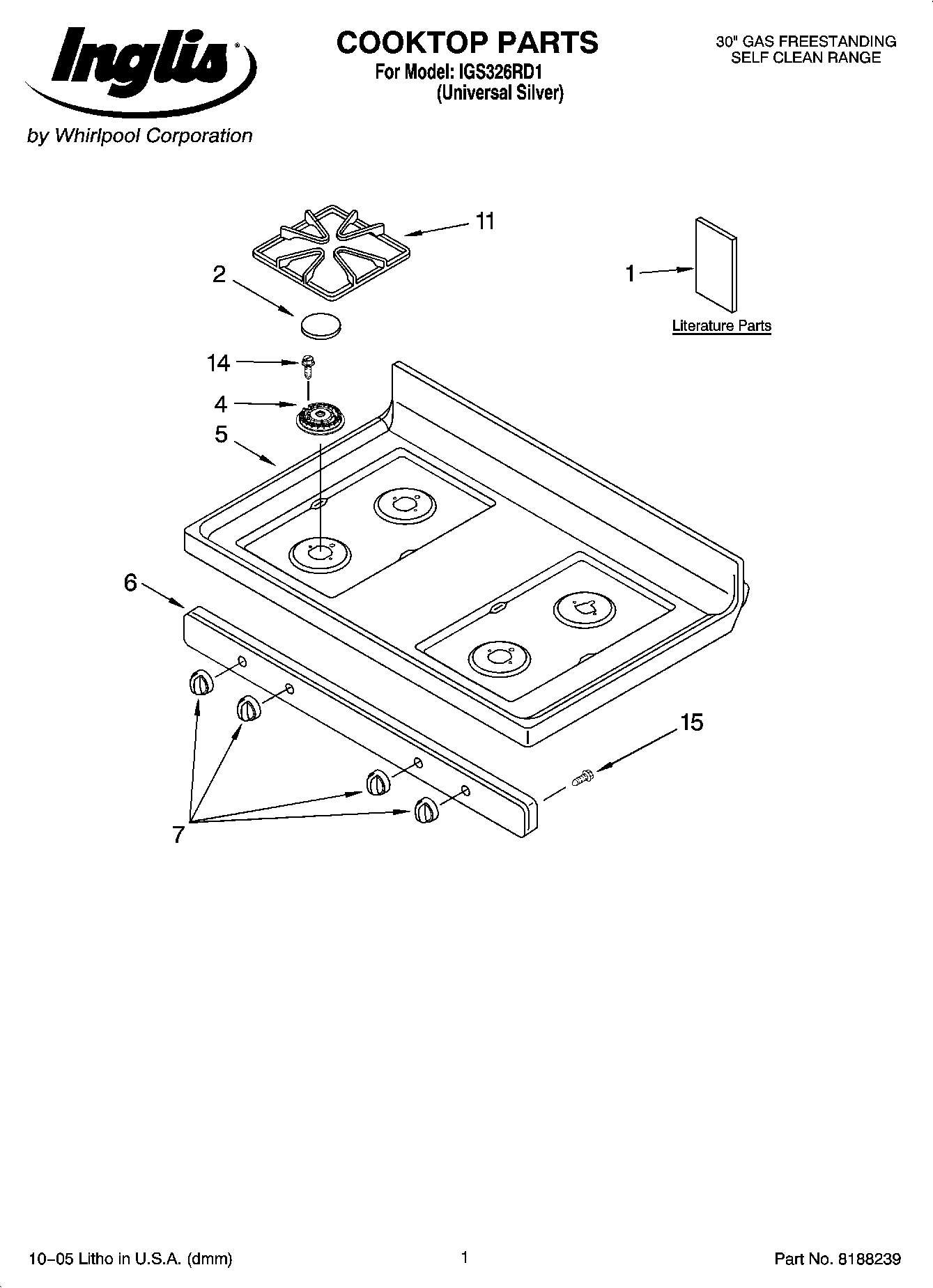 01 - COOKTOP PARTS