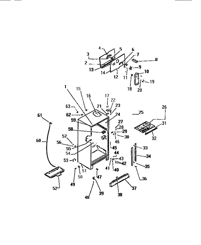 03 - CABINET W/ FAN ASSEMBLY