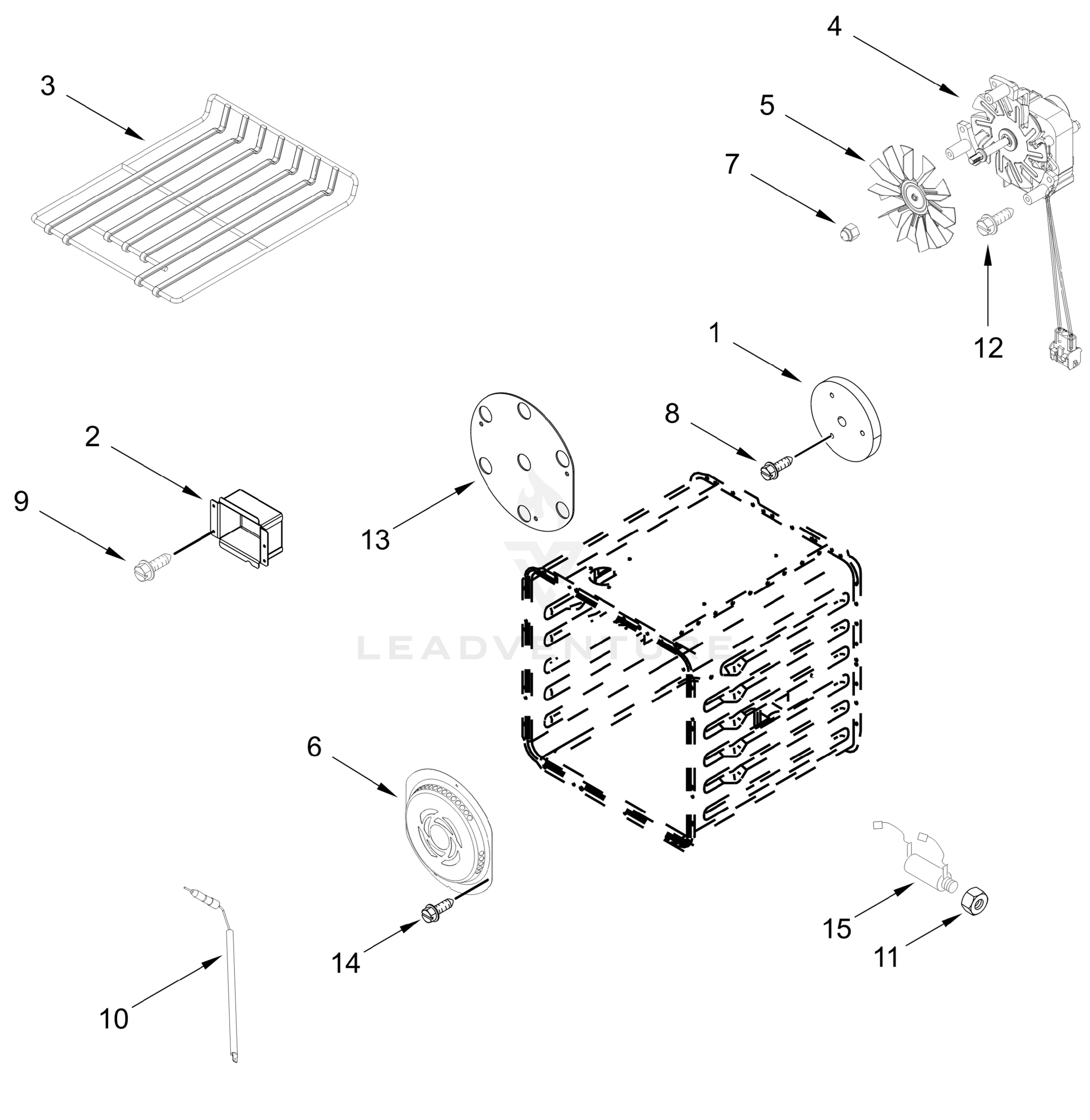 INTERNAL OVEN PARTS (18 In)