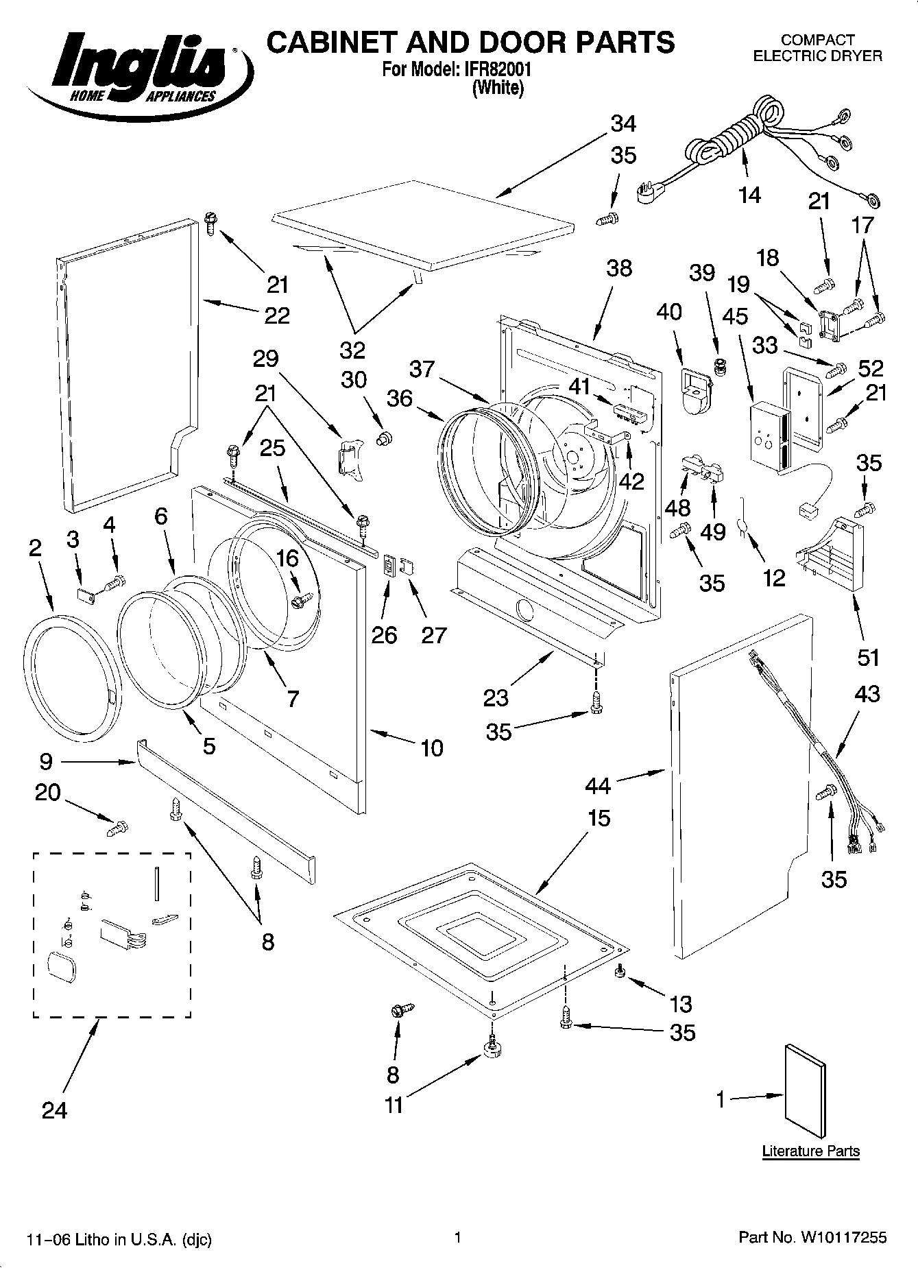 01 - CABINET AND DOOR PARTS