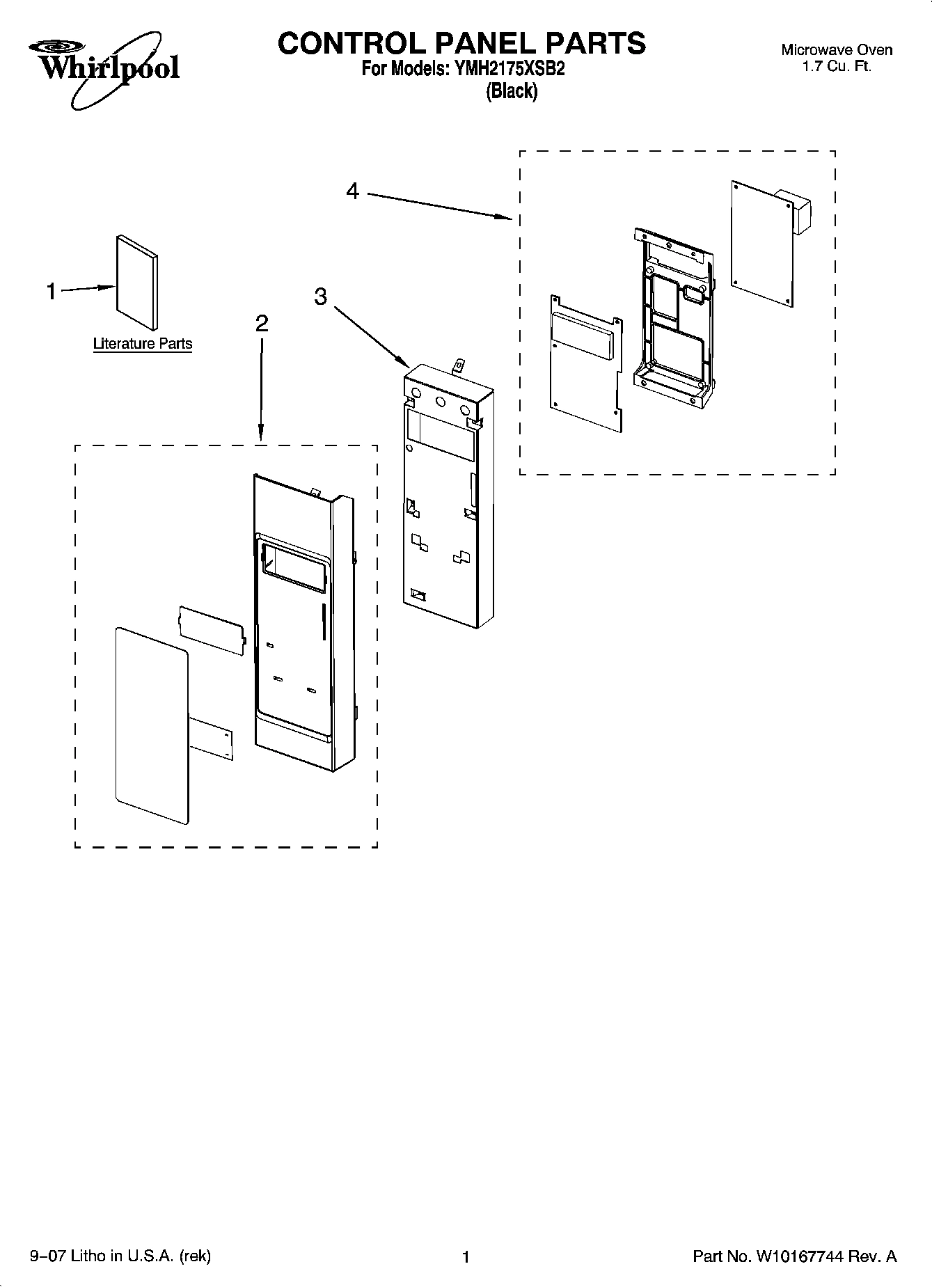 01 - CONTROL PANEL PARTS