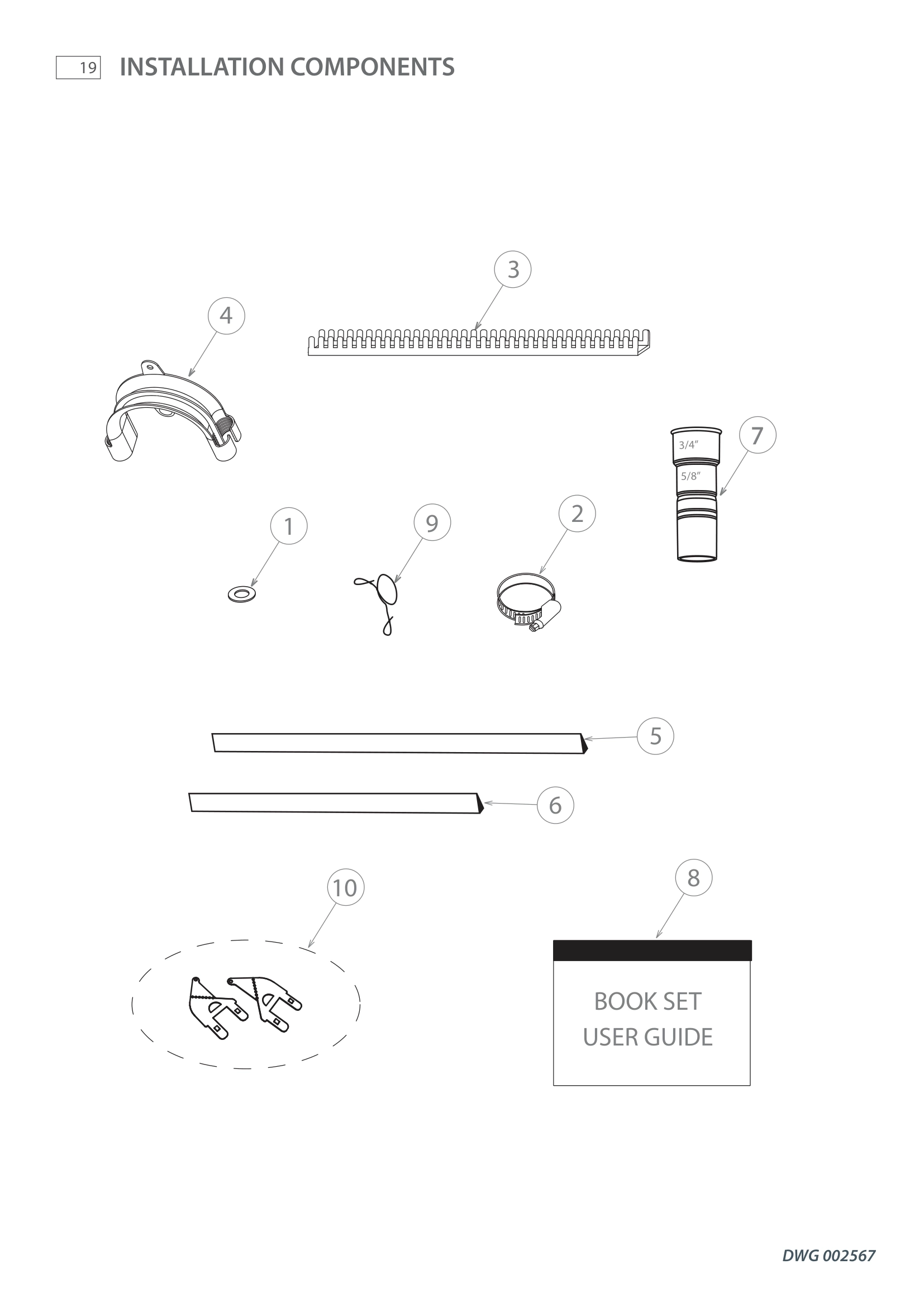 INSTALLATION COMPONENTS