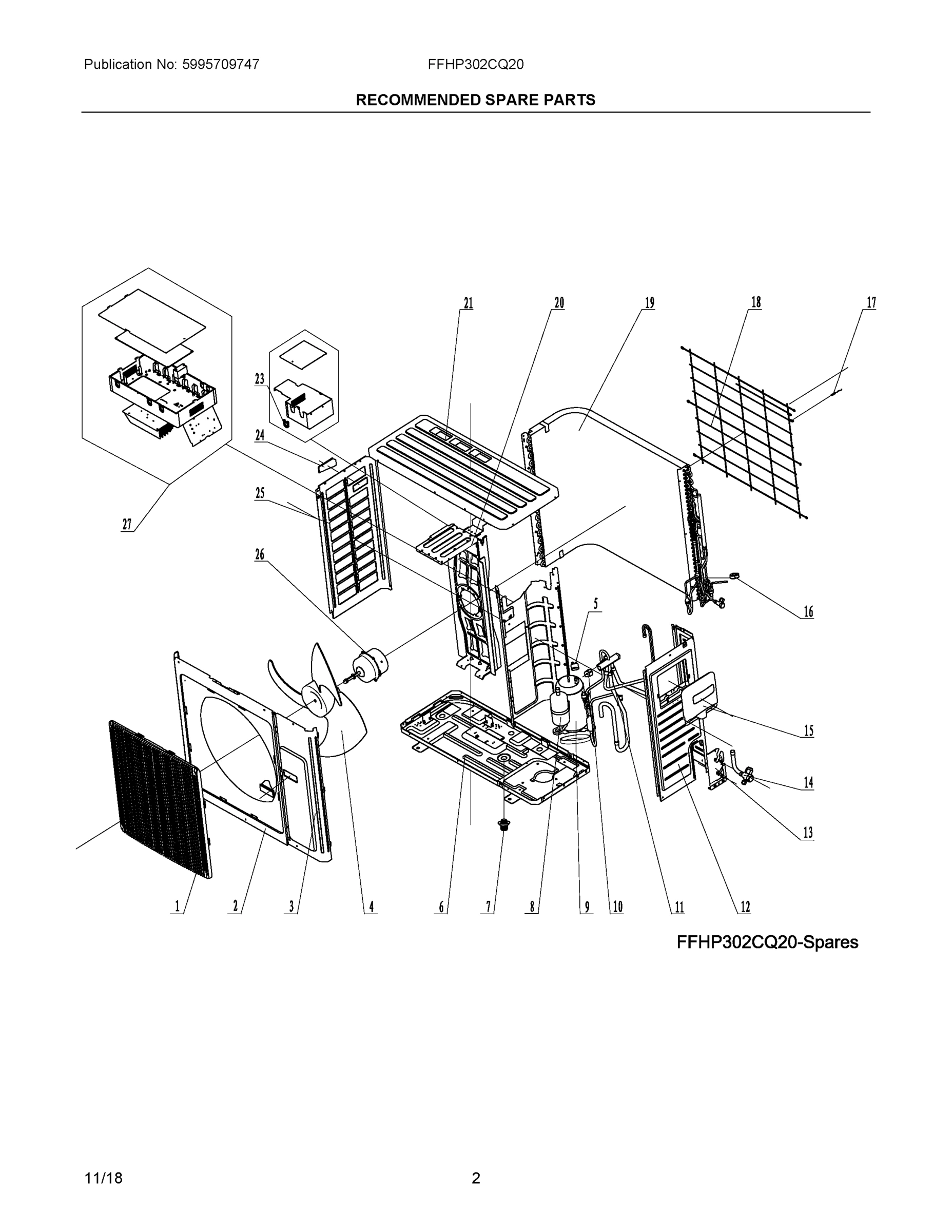 02 - RECOMMENDED SPARE PARTS