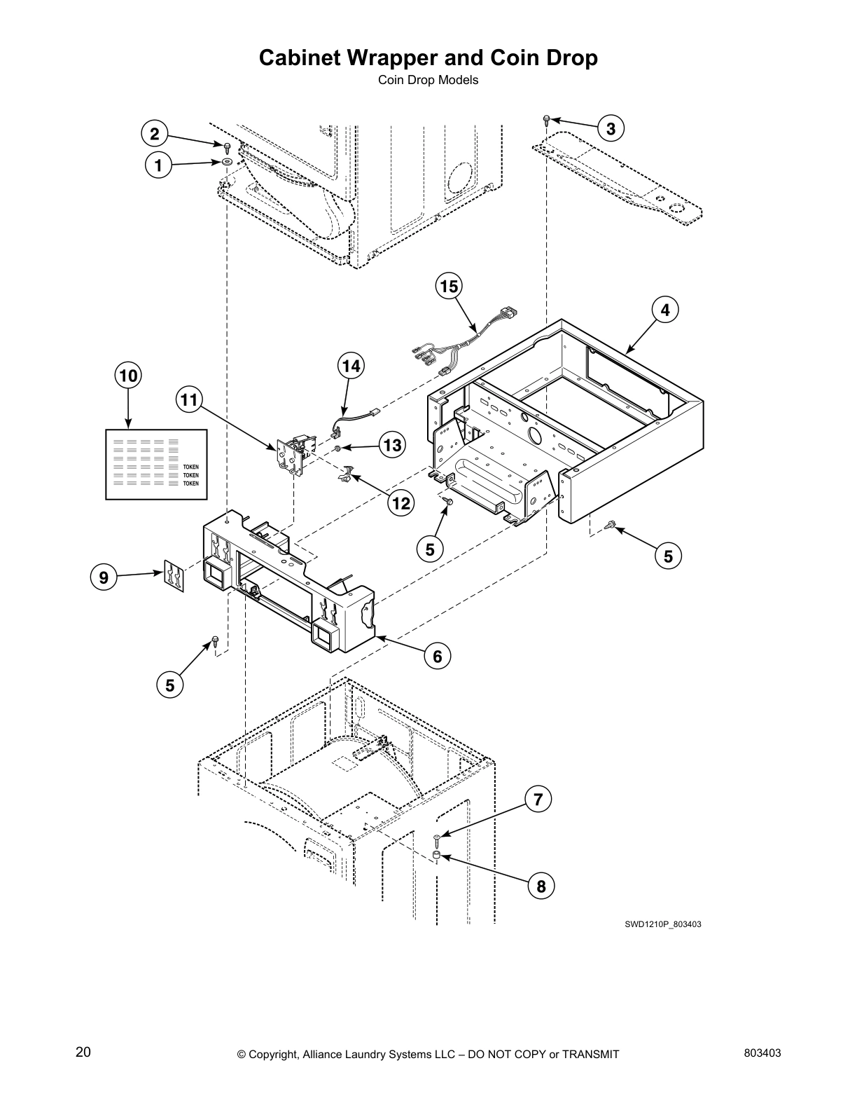 Cabinet Wrapper and Coin Drop