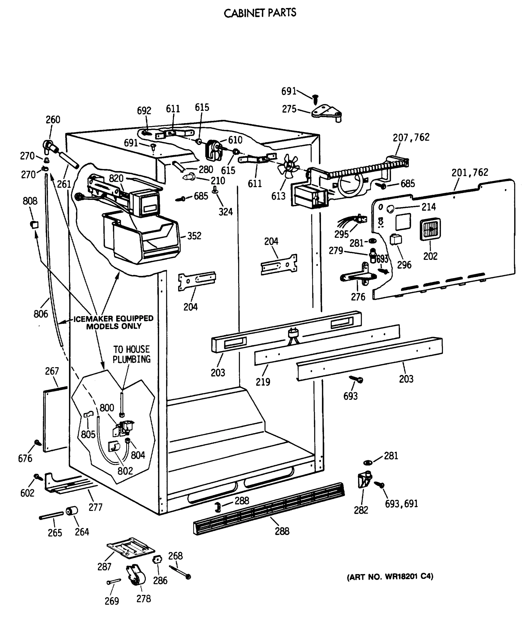 CABINET PARTS